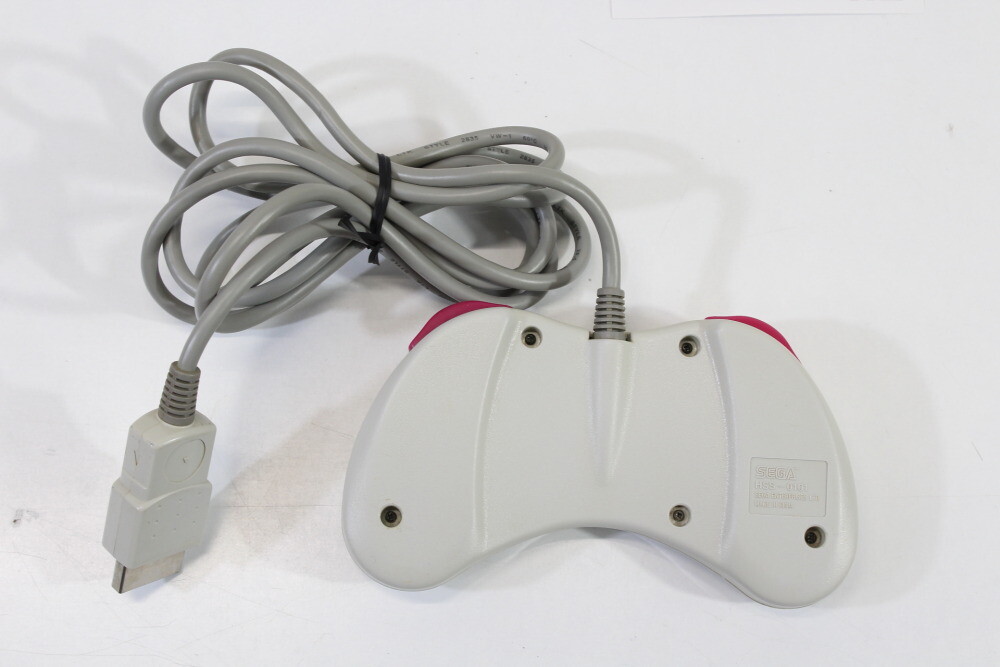 SEGA Saturn White Console Controller AC AV Boxed HST-3220 SS Matching Serial # 2