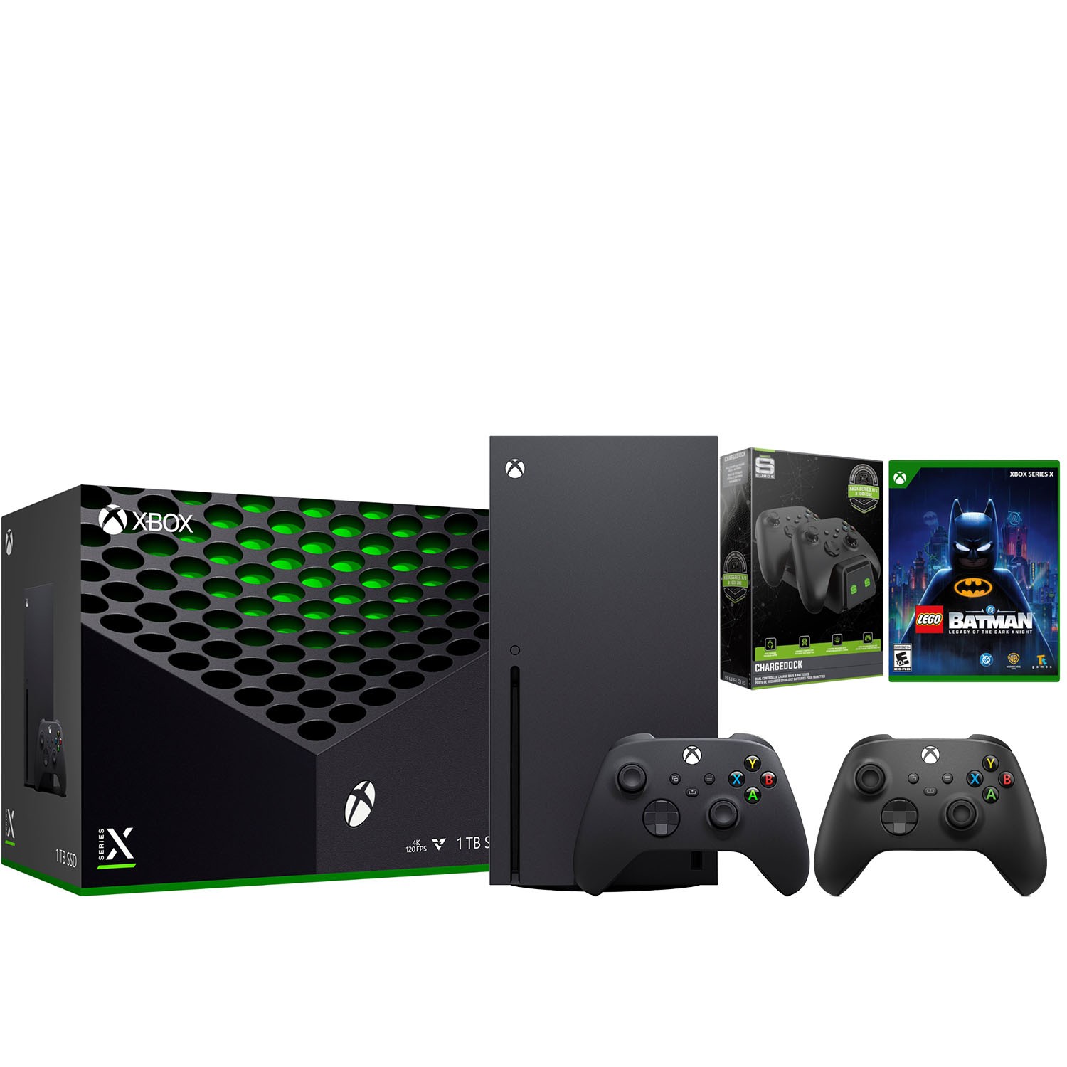 Xbox Series X 1TB Disc + Extra Controller + LEGO Batman – Carbon Black