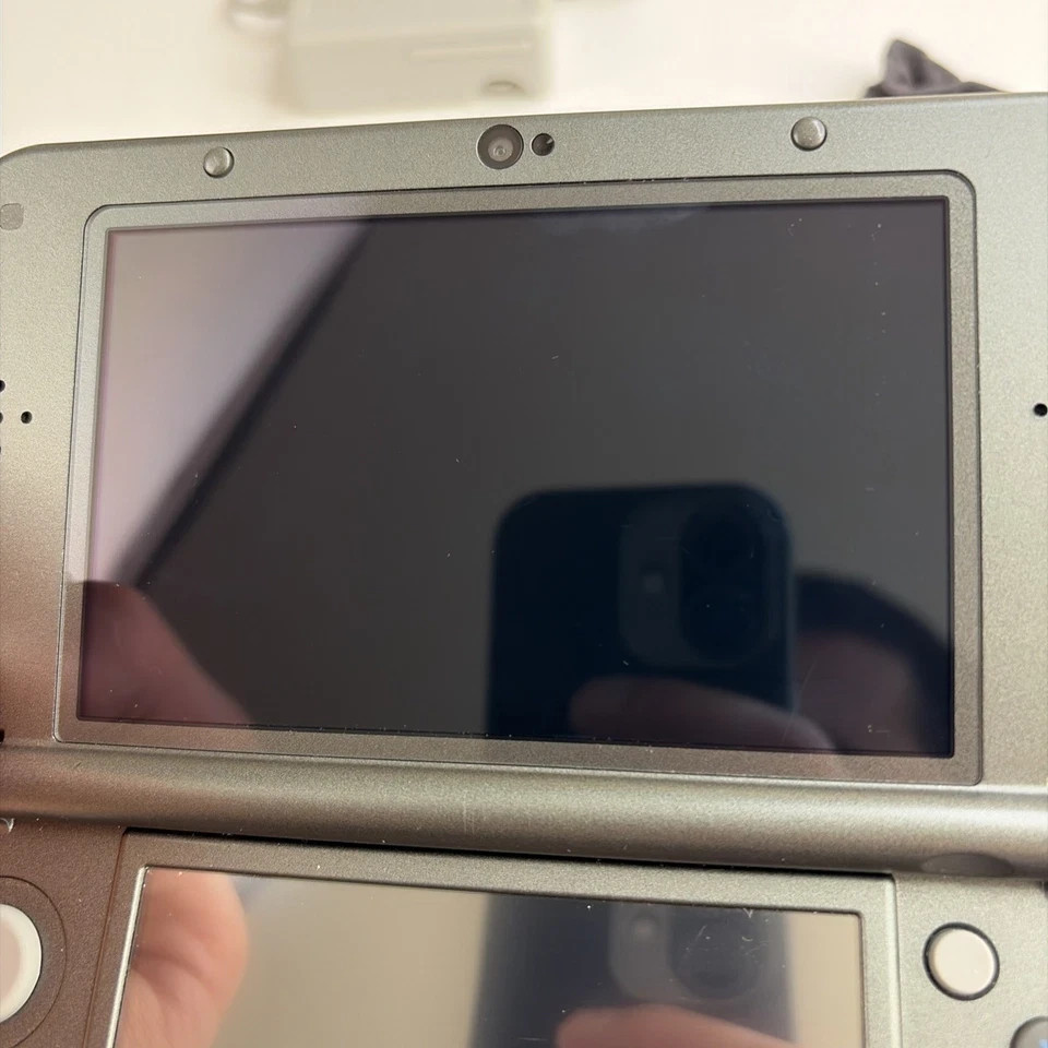 New Nintendo 3DS XL Gray Black Console W Charger Stylus US Version Top IPS