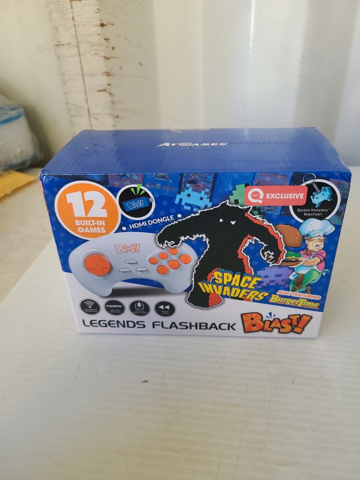 Legends Flashback Blast Space Invaders Wireless TV Console 12 Arcade Games