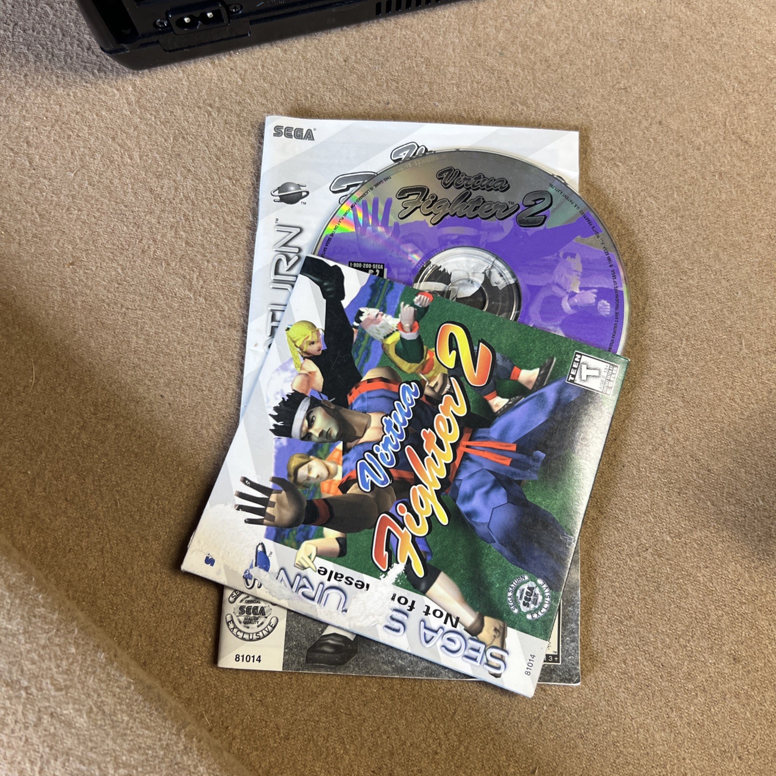 Sega Saturn Complete Bundle — CIB Console, 8 Games, Original Box Vintage 90s