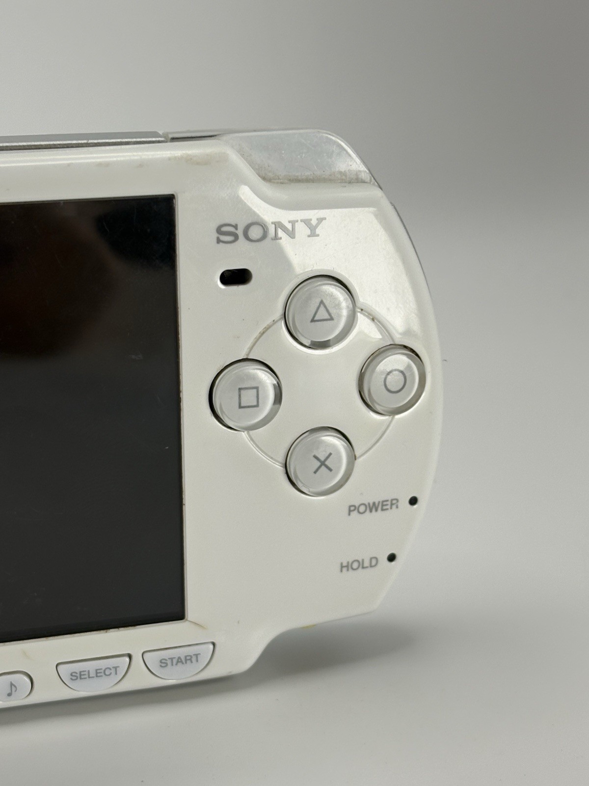 Sony PSP-2001 Star Wars Darth Vader Handheld Console Only White With New Battery