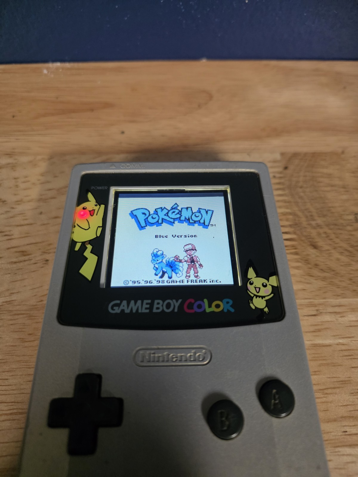 Nintendo Game Boy Color Handheld CGB-001 Pokemon Special Pikachu Edition Working