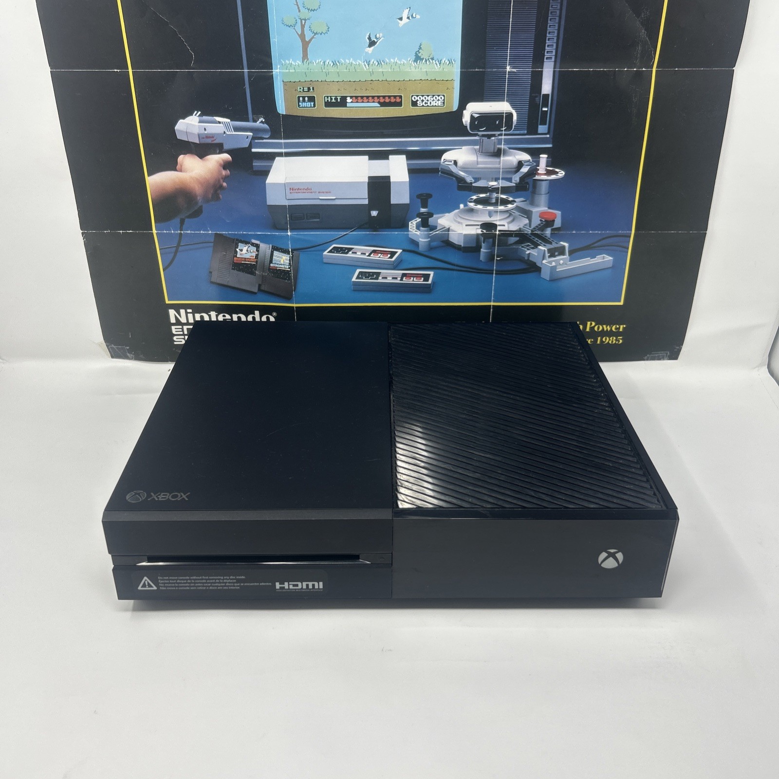 Microsoft Xbox One 500GB Black Console Lot + Controllers + 4 Games Tested Works