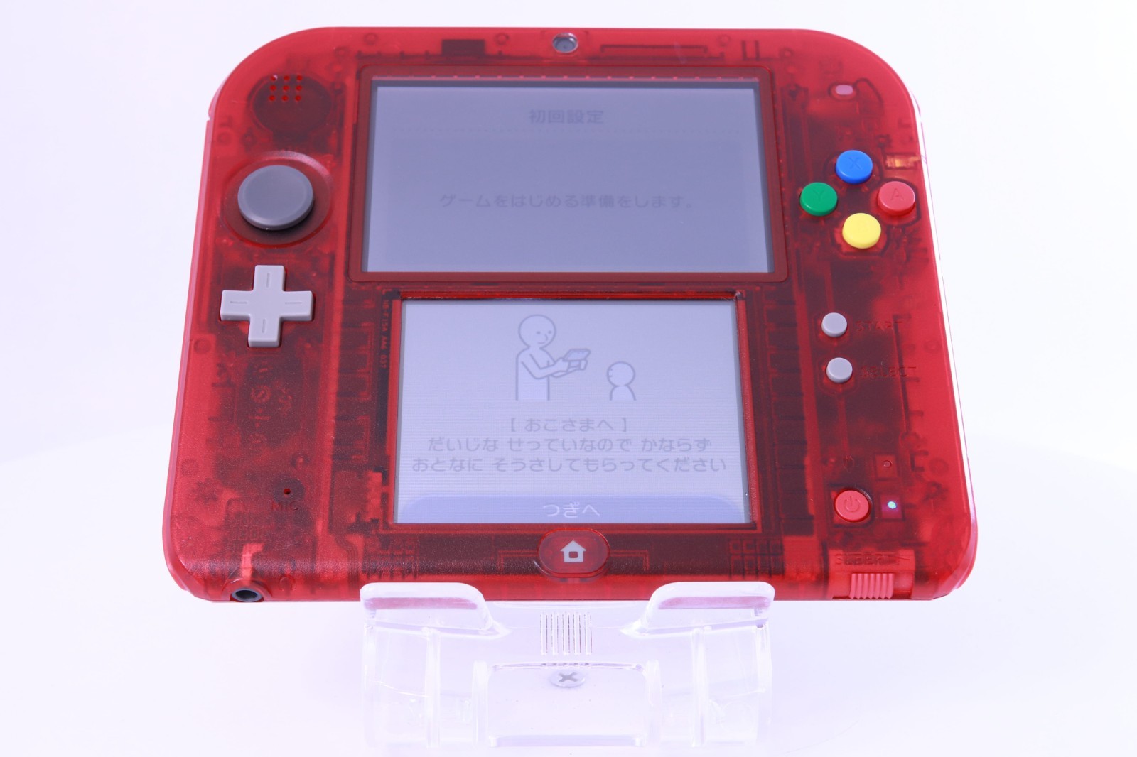 Nintendo 2DS Pokémon Red [Rank:S] W/USB Cable