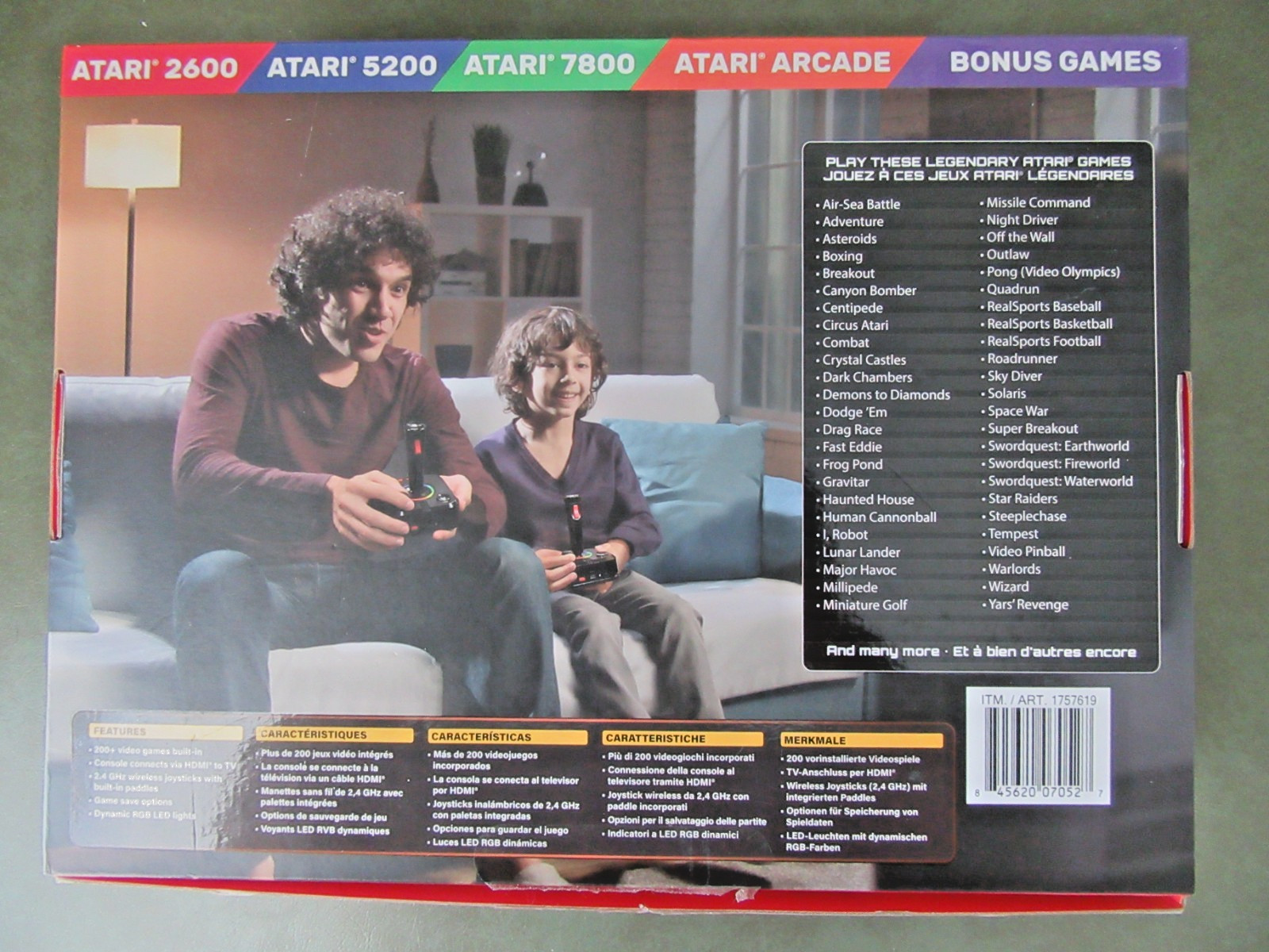 (8$13) Atari Gamestation Pro with 2 Joysticks and 200 Games in Box; TESTED