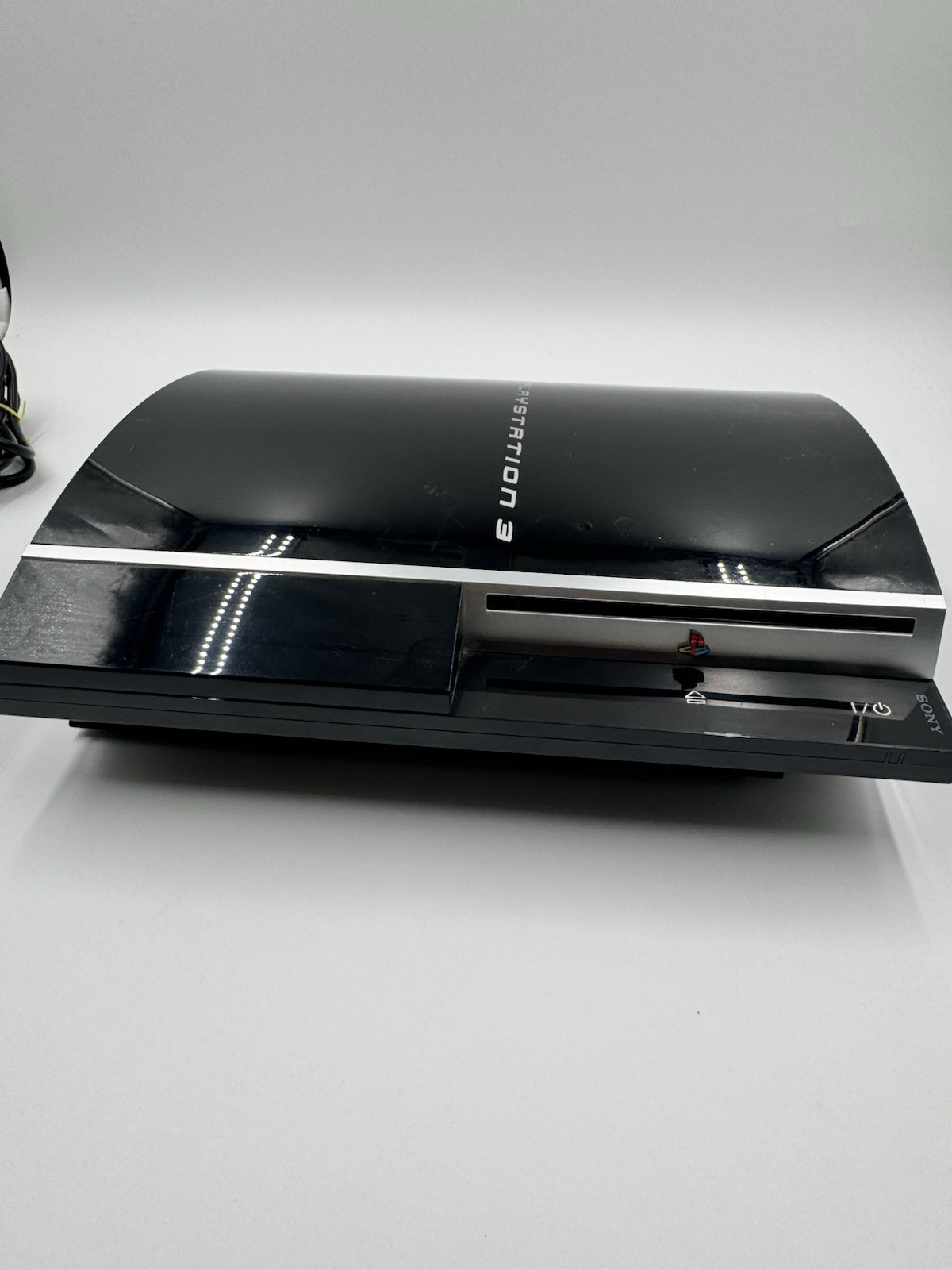 Sony PlayStation 3 PS3 Fat 40GB CECHG01 Console & Controller Tested