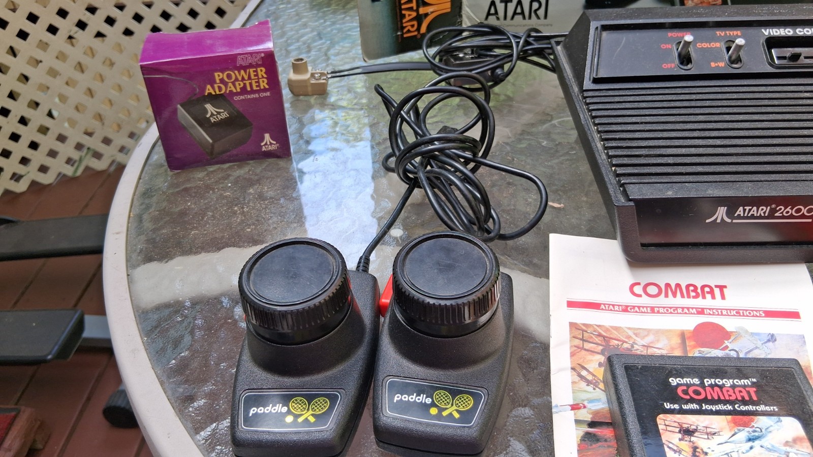 Atari CX2600A Video Computer System W/ Box (Worked When Last Used. 3 Controls