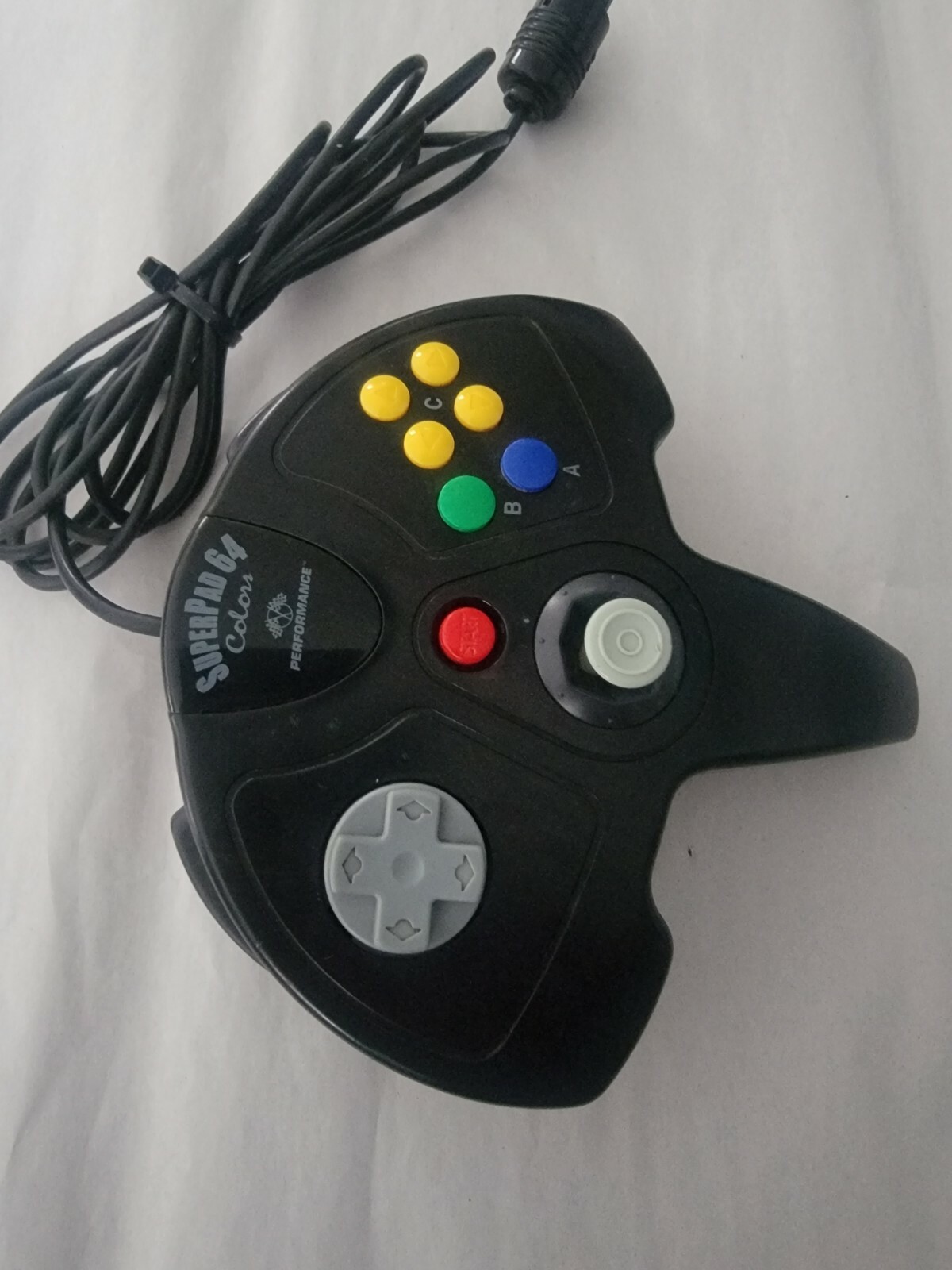 Nintendo 64 N64 Console W/Standard Controller & Super Pad Tested Works Great