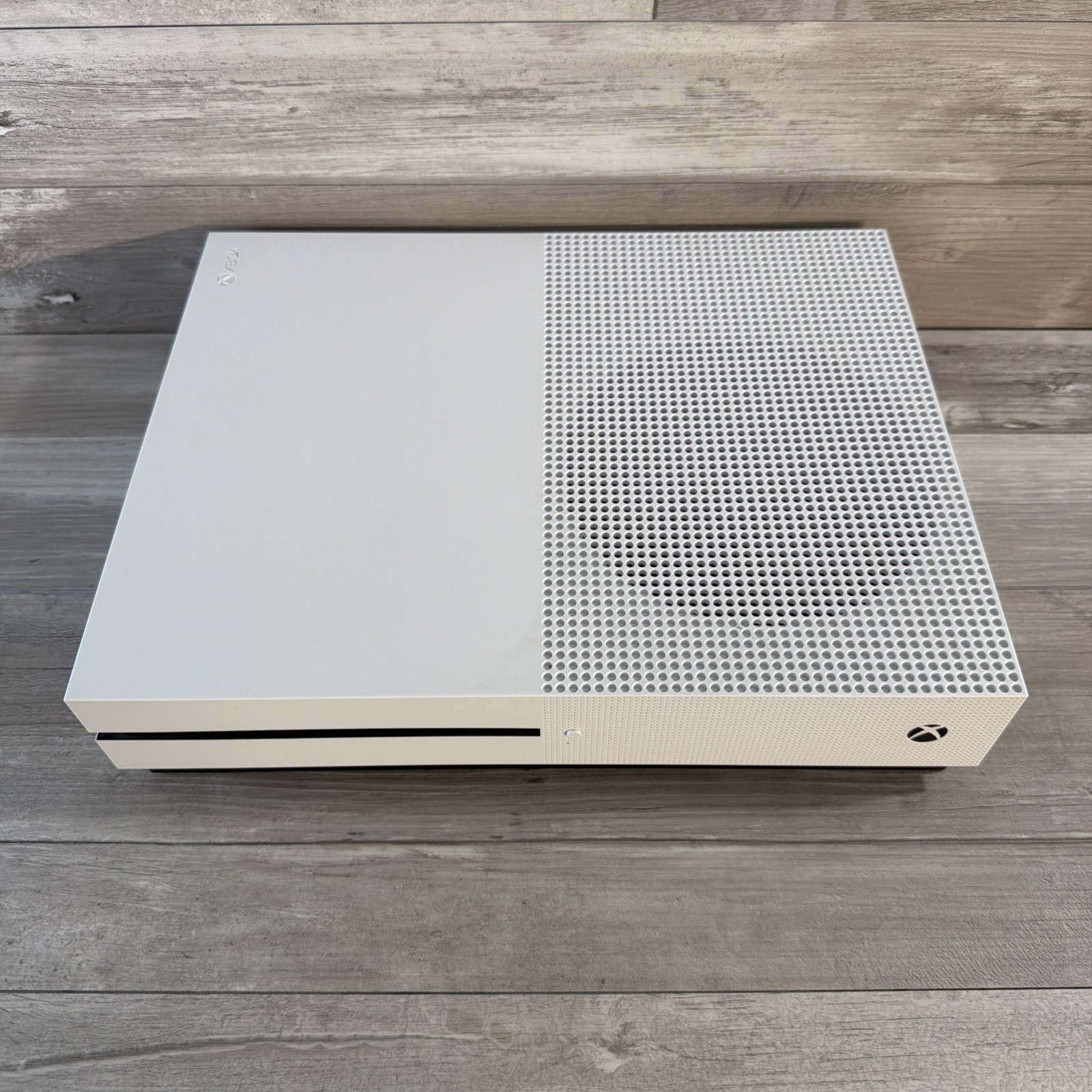 Microsoft Xbox One S 500GB Disc Edition Console Only Model 1681 White Tested