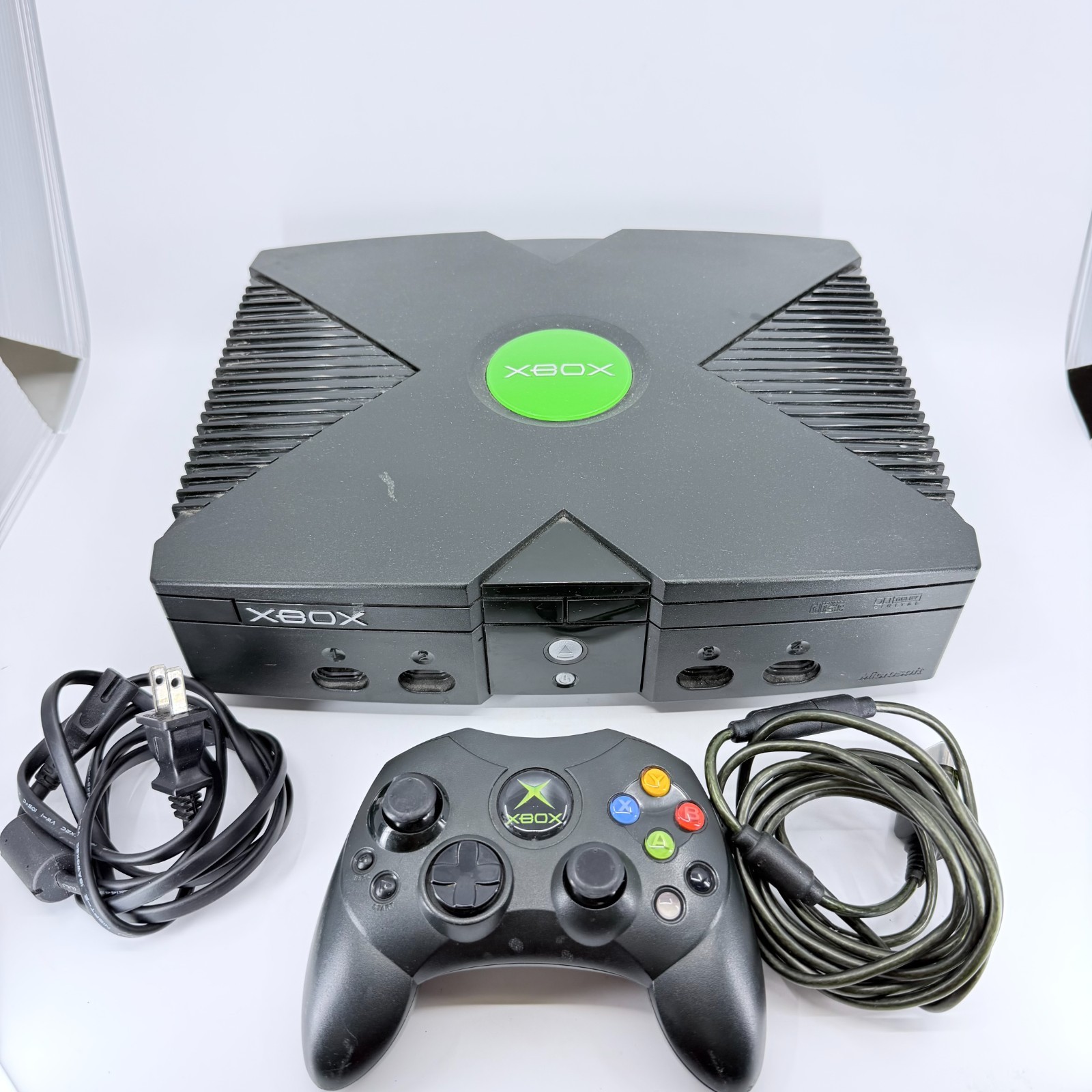 Microsoft Xbox Console Tested Original Console With Controller S & Power Cable