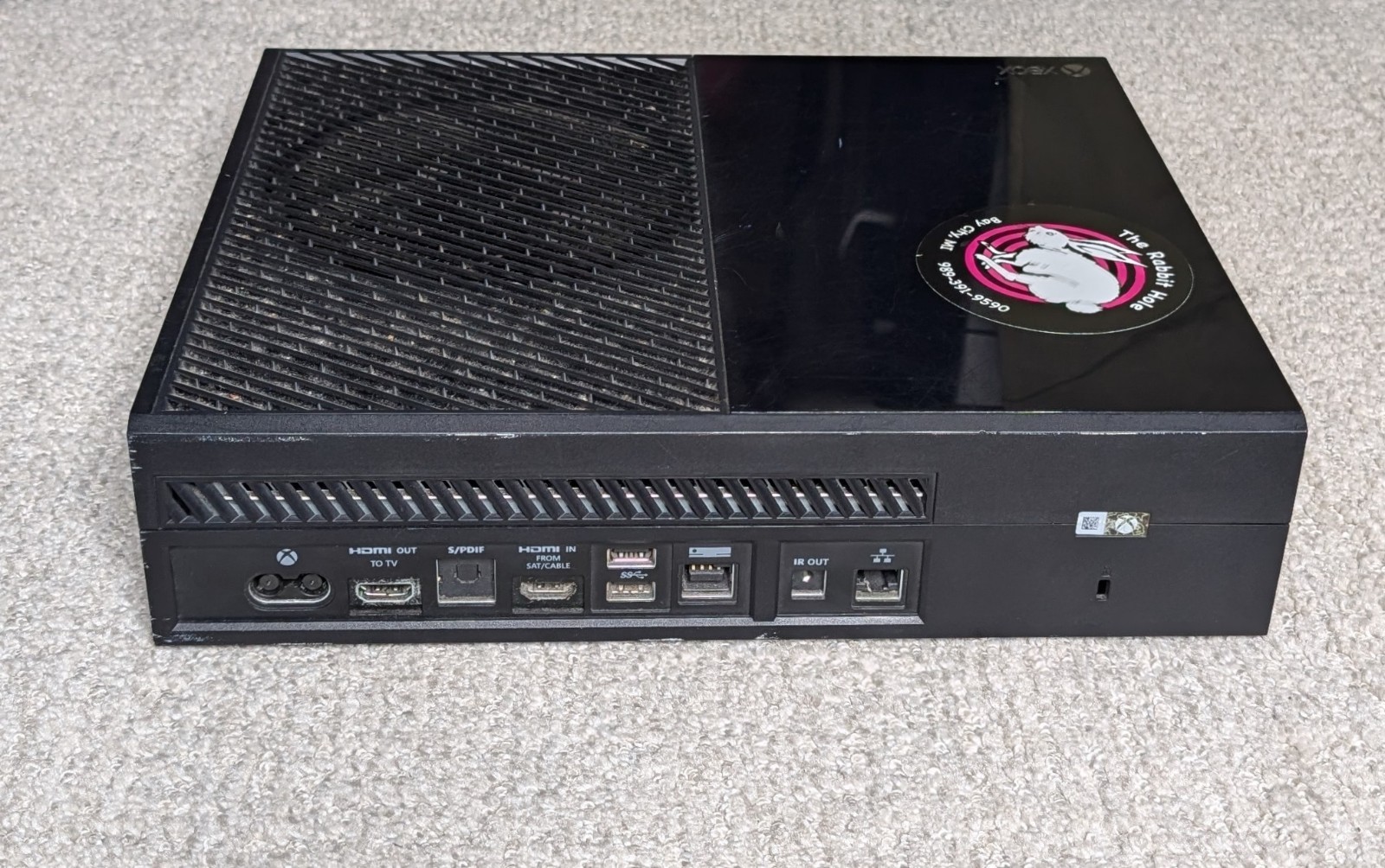 Microsoft Xbox One 500GB Console Gaming System Only Black 1540 No Cords