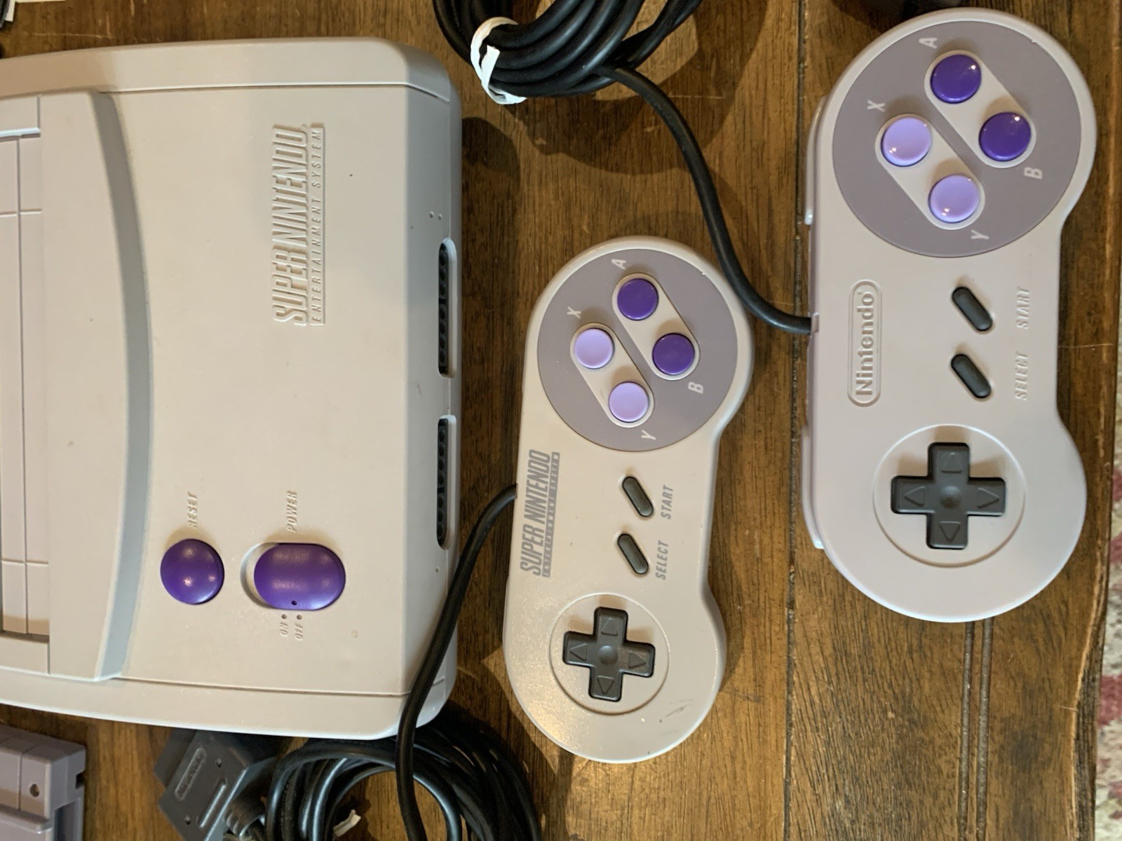 90s Super Nintendo Entertainment System MINI SNES Jr Console SNS-101 5 Games