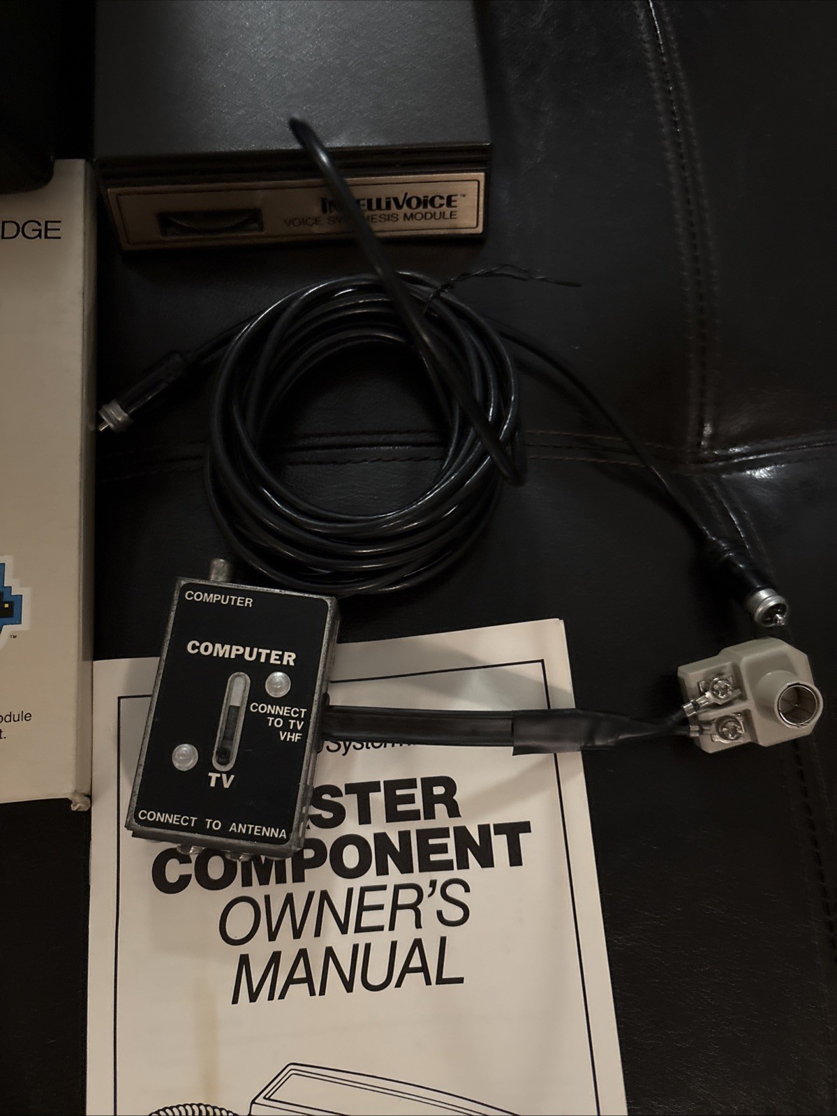Intv system III #3504 w/Intellivoice voice synthesis module +3 Games – Tested!