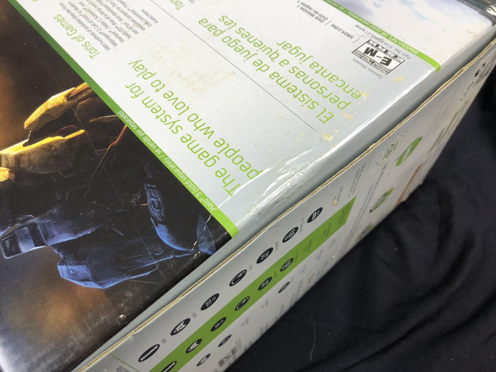 Microsoft Xbox 360 PARTS ONLY White Console With Hard Drive See Description