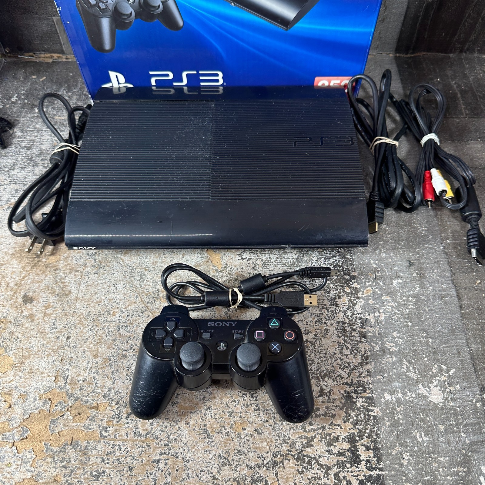 Sony PlayStation 3 Super Slim CECH-4001B Gaming Console – Black