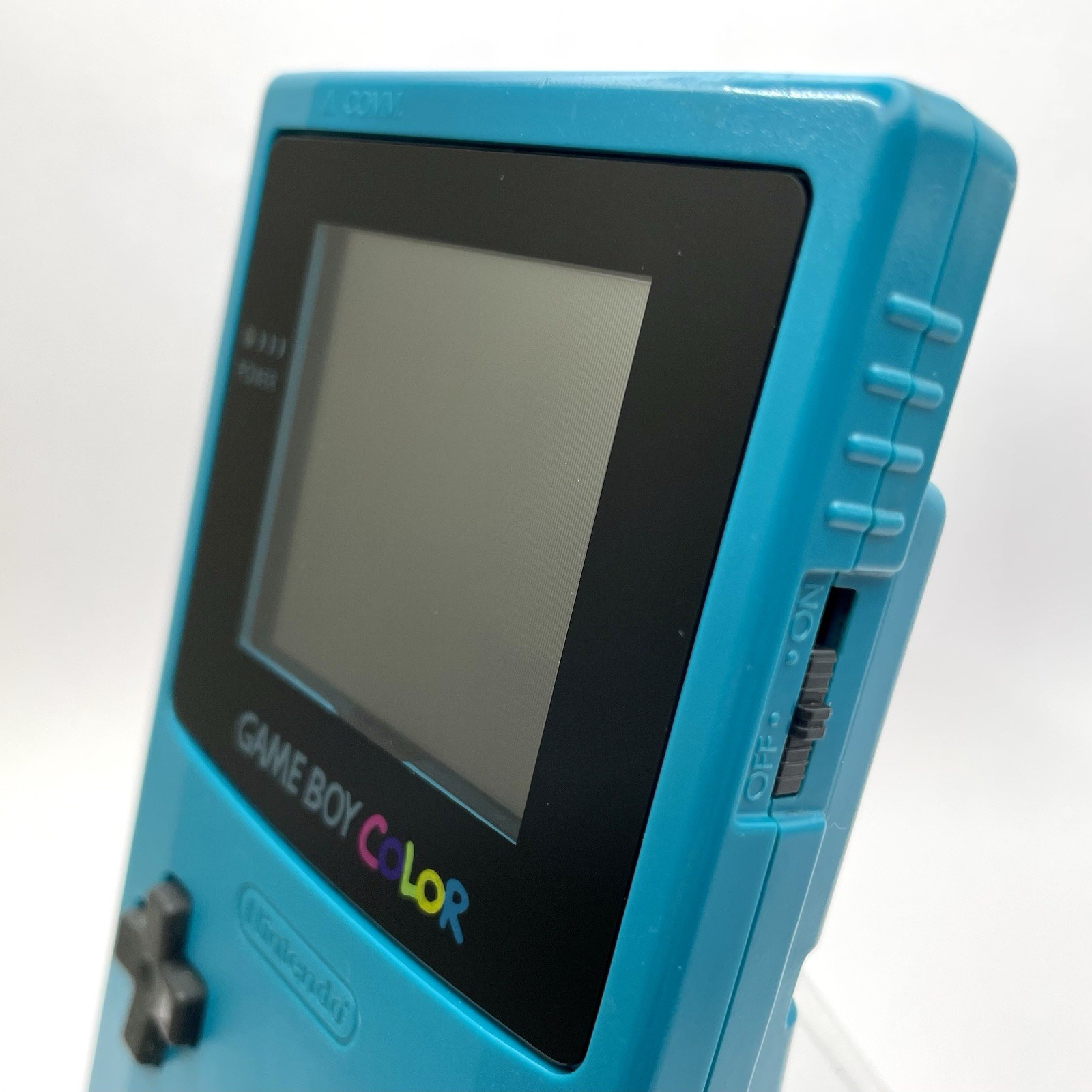 Nintendo Game Boy Color Blue Turquoise Tested New Speaker and Lens CGB-001 Japan