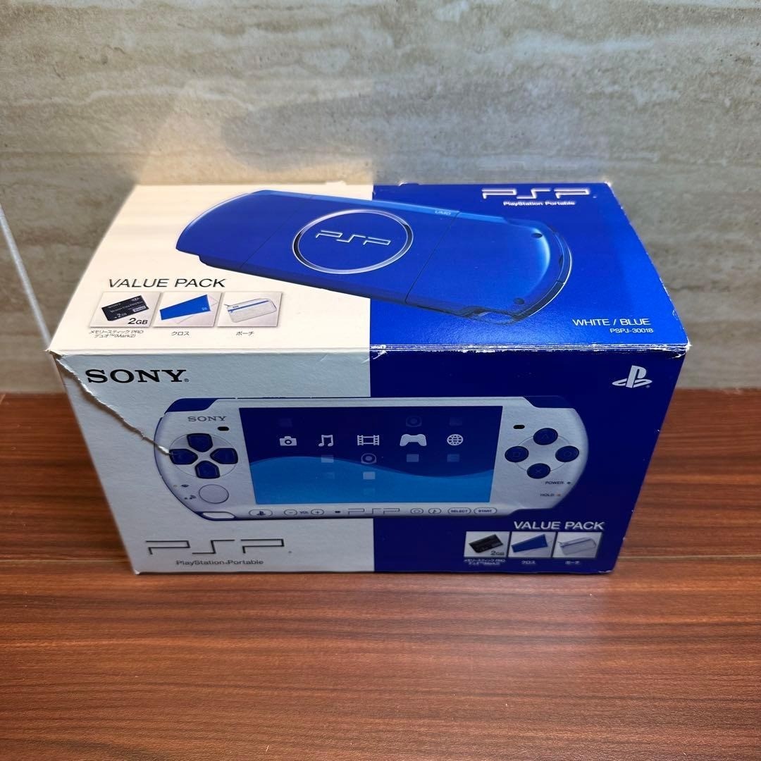 PSP 3000 Value Pack White/Blue 5724 From Japan