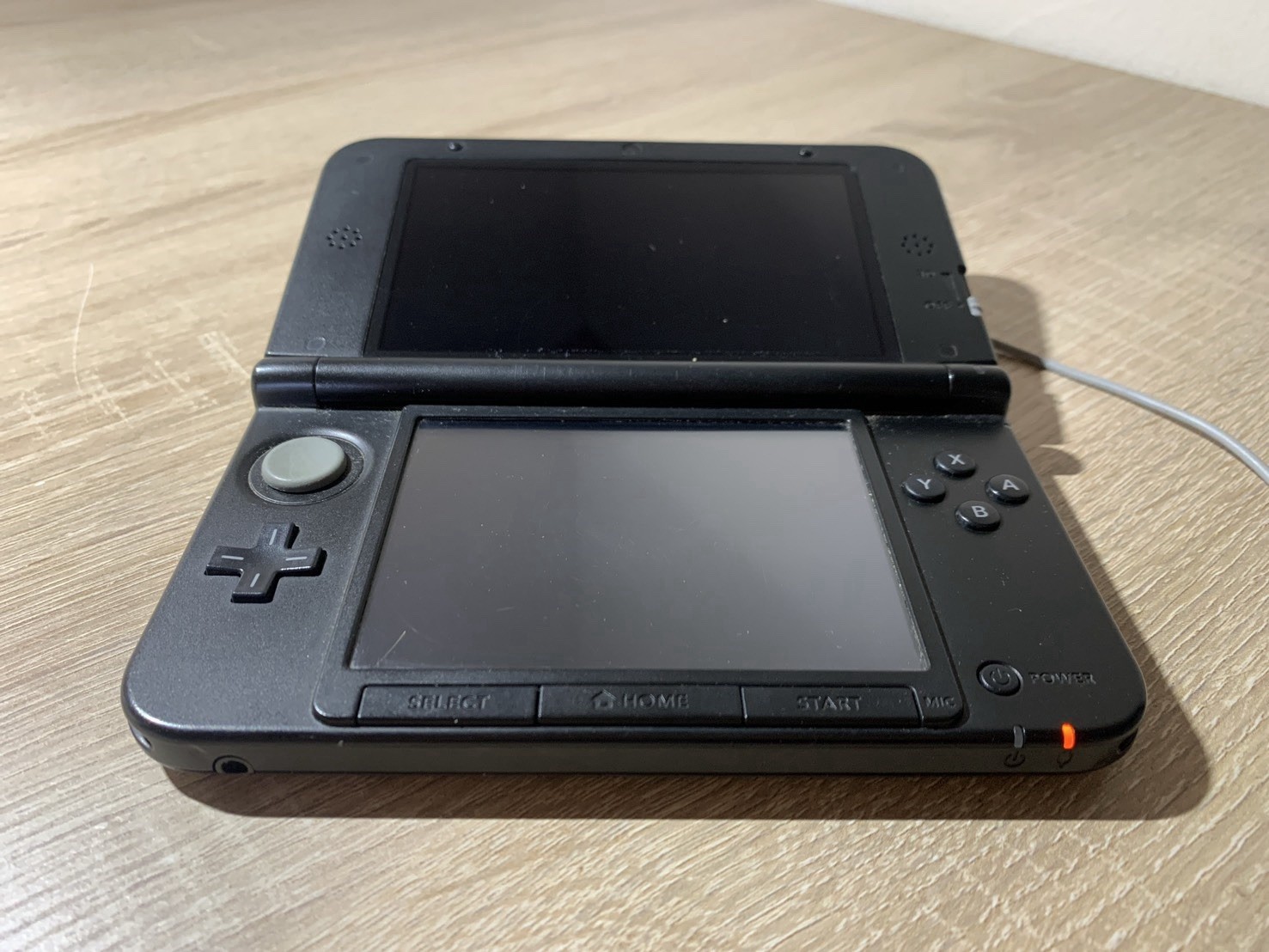 0858 Nintendo 3DS LL Silver Black Normal TESTED