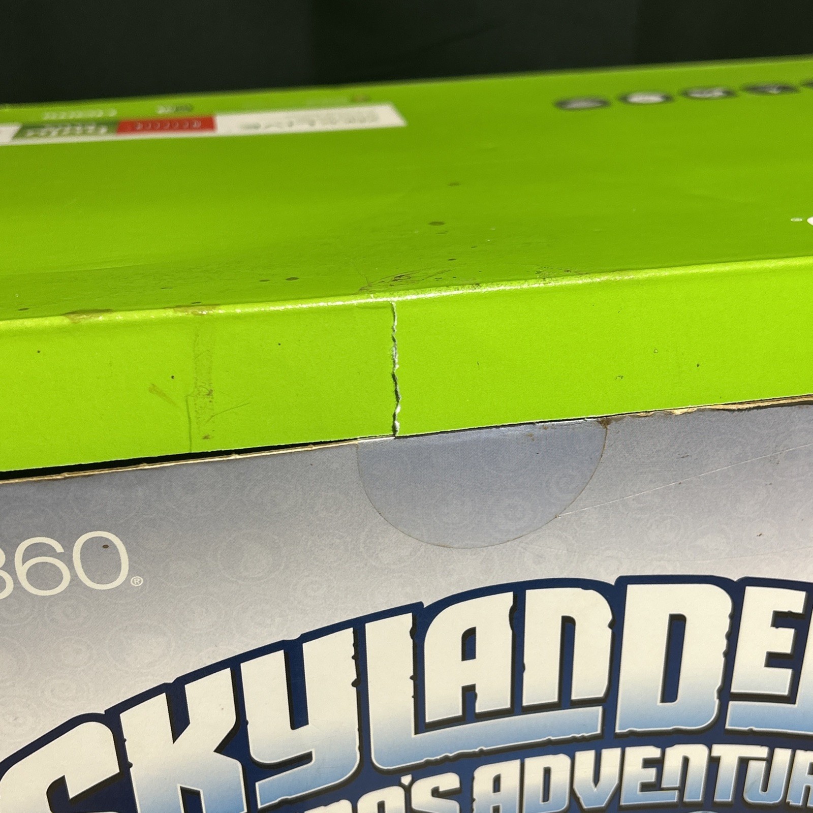 2012 Microsoft Xbox 360 Slim 4GB White Console Skylanders Bundle New OPEN BOX