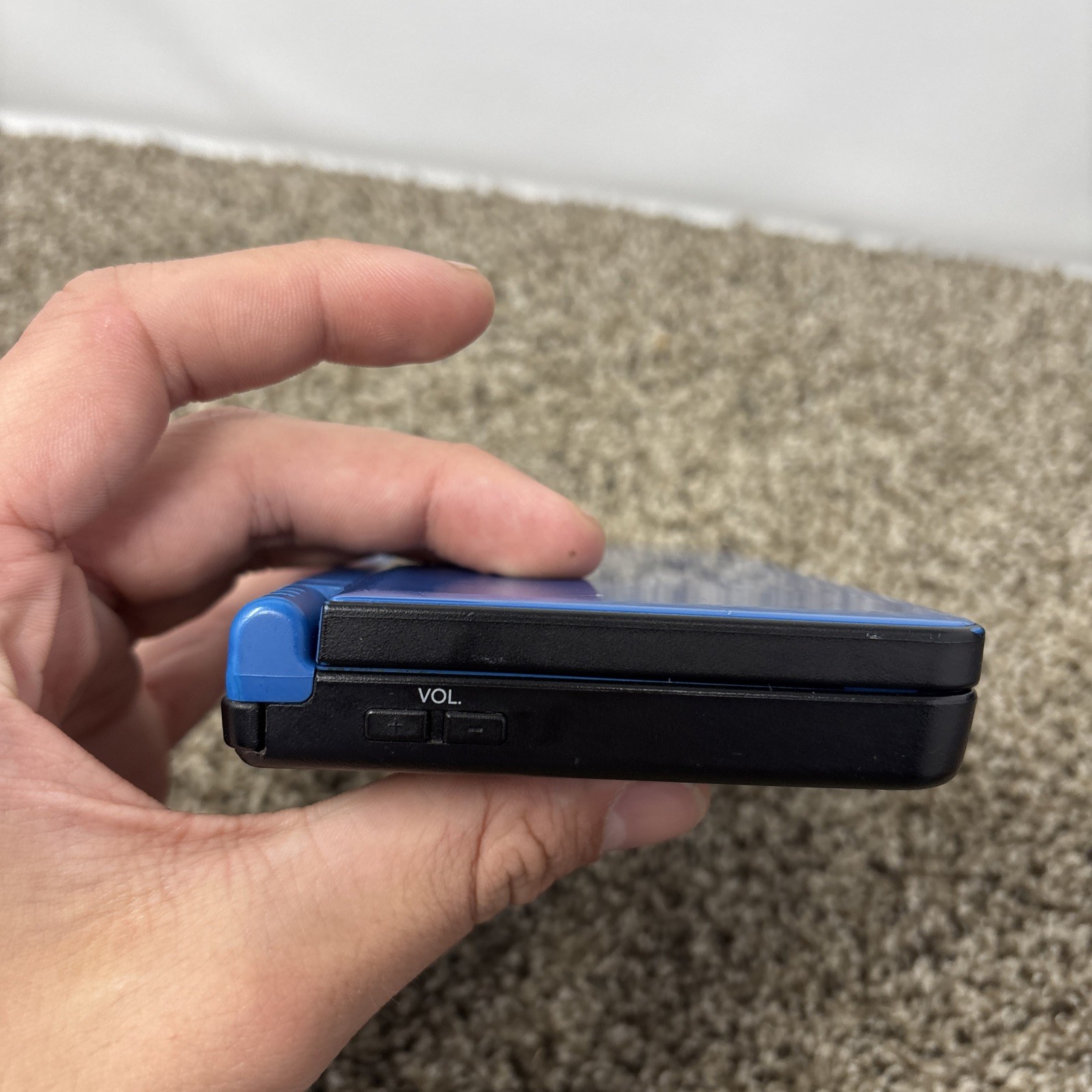 Nintendo DSi XL Handheld System Midnight Blue Tested No Charger