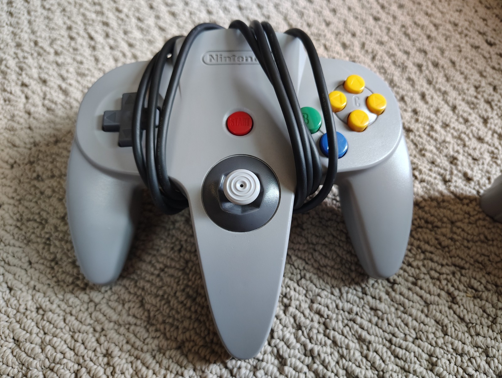 Nintendo 64 Gray Console Bundle w/ Controller And 1 Game Tested OEM (READ DESC)