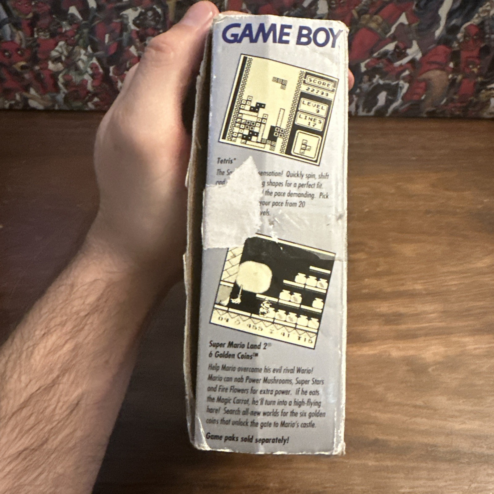 Original 1989 Nintendo GameBoy DMG-01 Gray Zelda Variant – Tested – Authentic