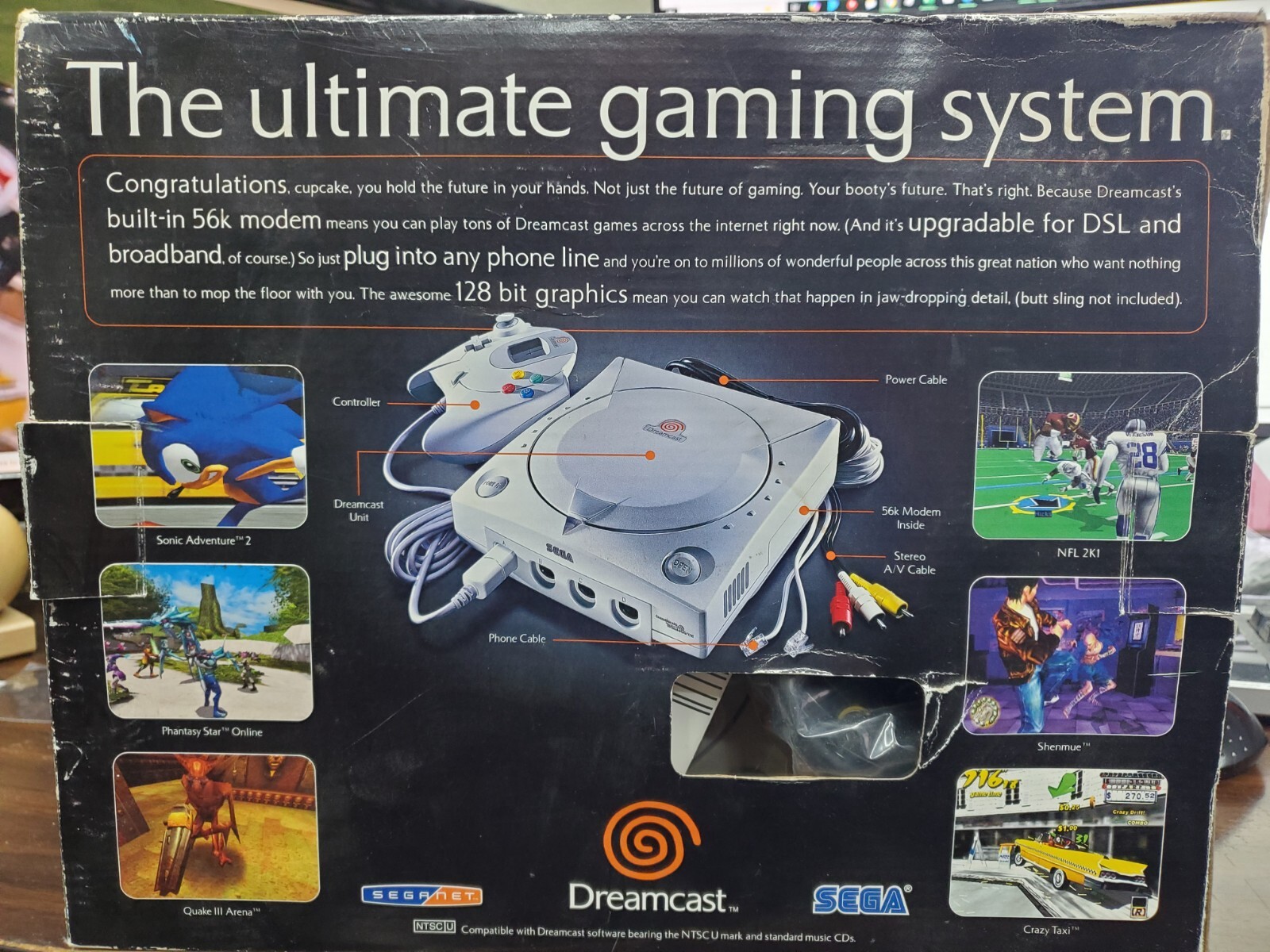 SEGA Dreamcast Console White. New In Box, New VMU / Sega GT