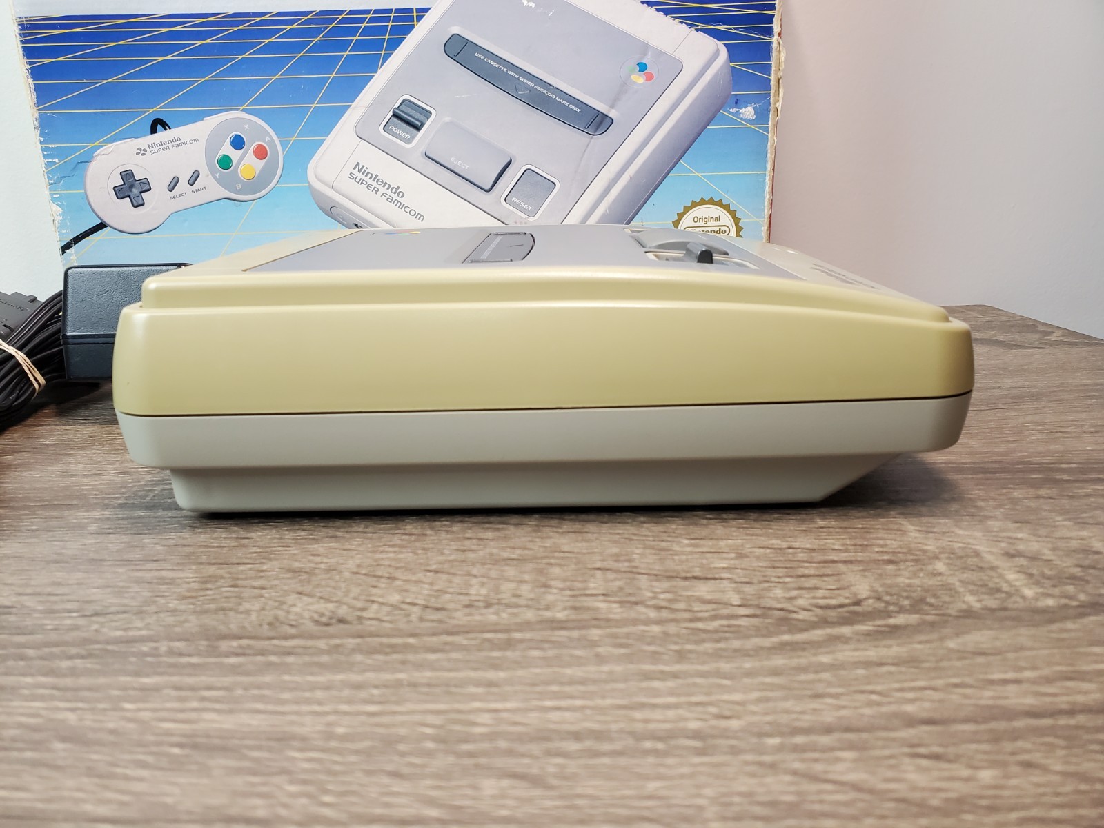 Nintendo Super Famicom Console With Box & Game SHVC-001(Read Description) Tested