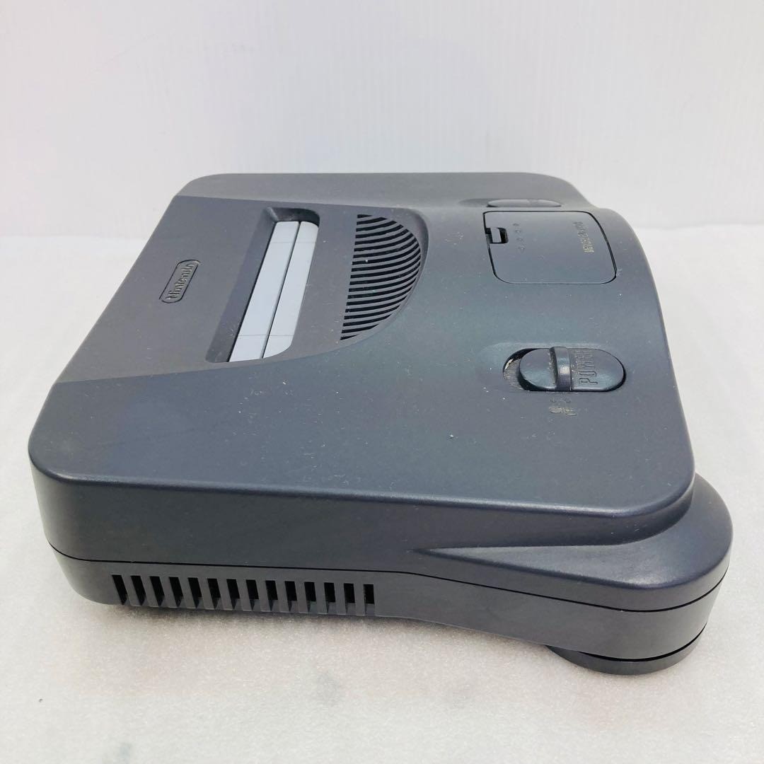Nintendo 64 N64 Black NUS-001 Console w/Box, Accessories Used Tested Japan