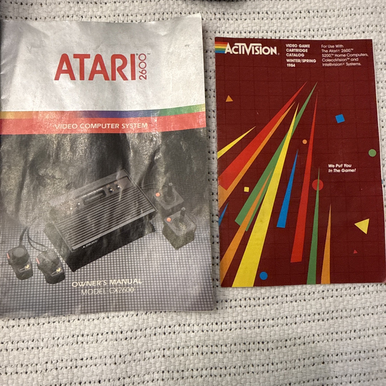 Atari 2600 Jr. Gaming Console Bundle 13 Games 4 Controllers 6 Manuals
