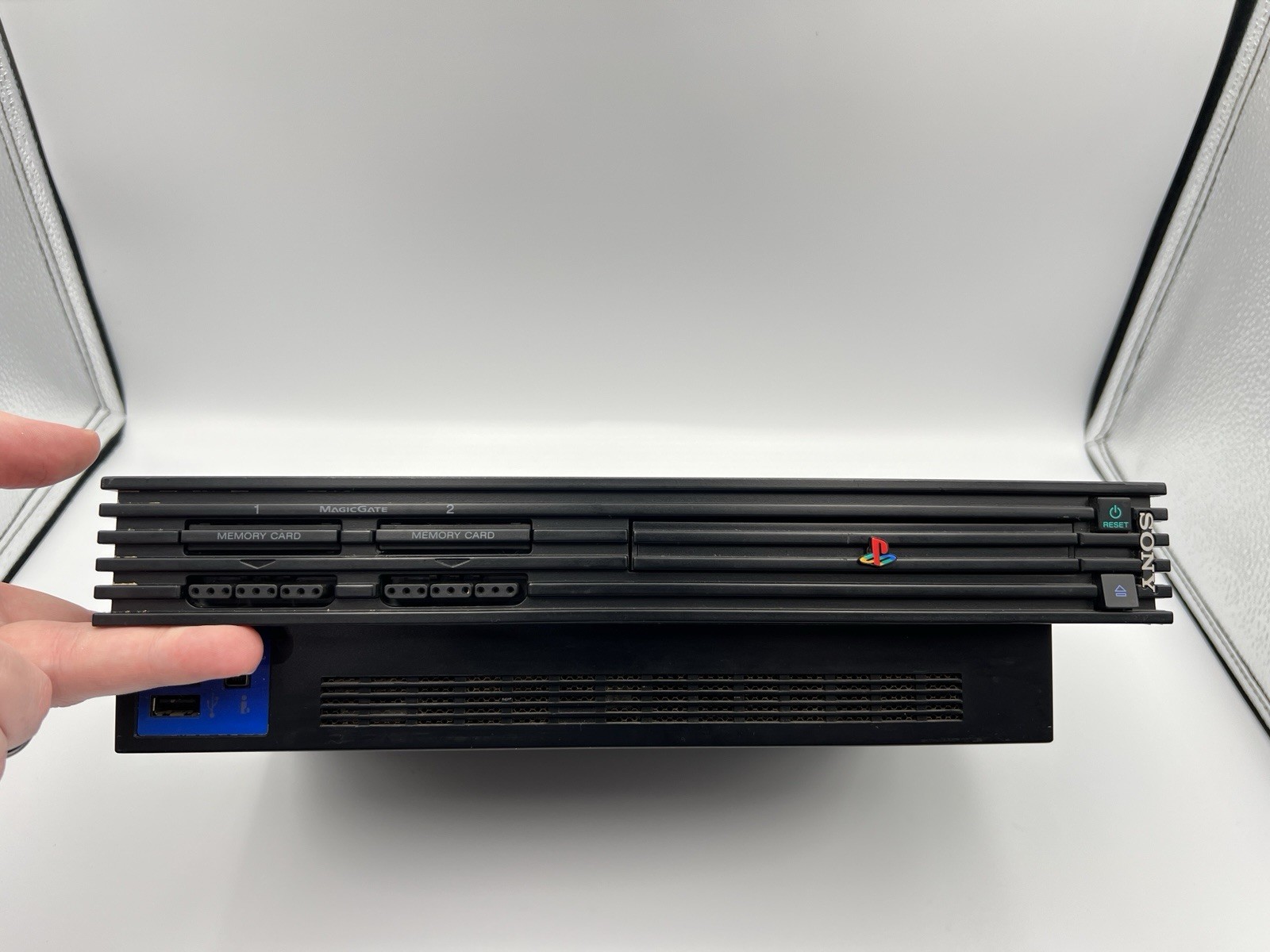 [BAD VIDEO OUT] Sony PlayStation 2 Home Console – Midnight Black System Only!