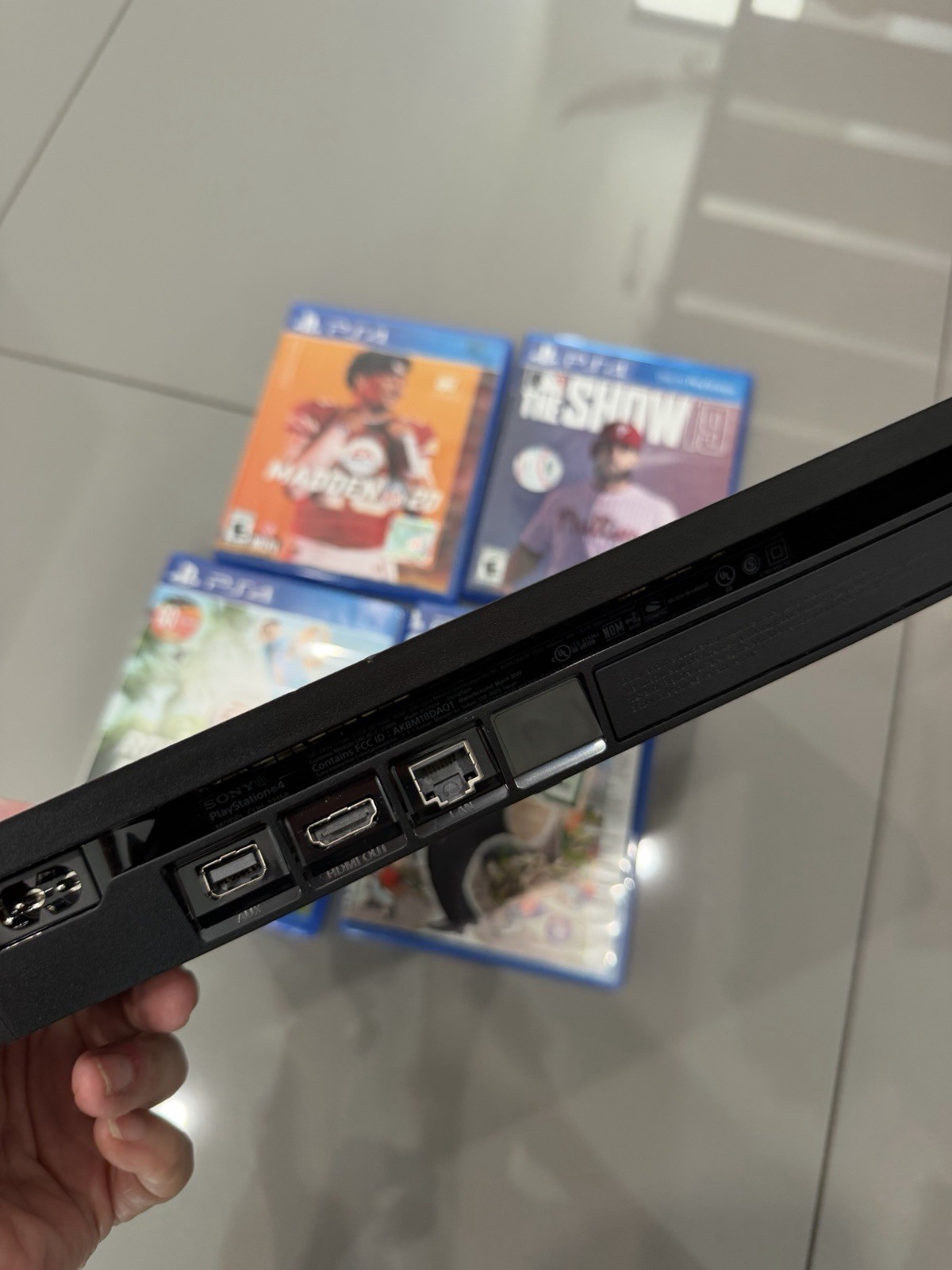 Sony PlayStation 4 PS4 Slim 1TB Console With 4 Games
