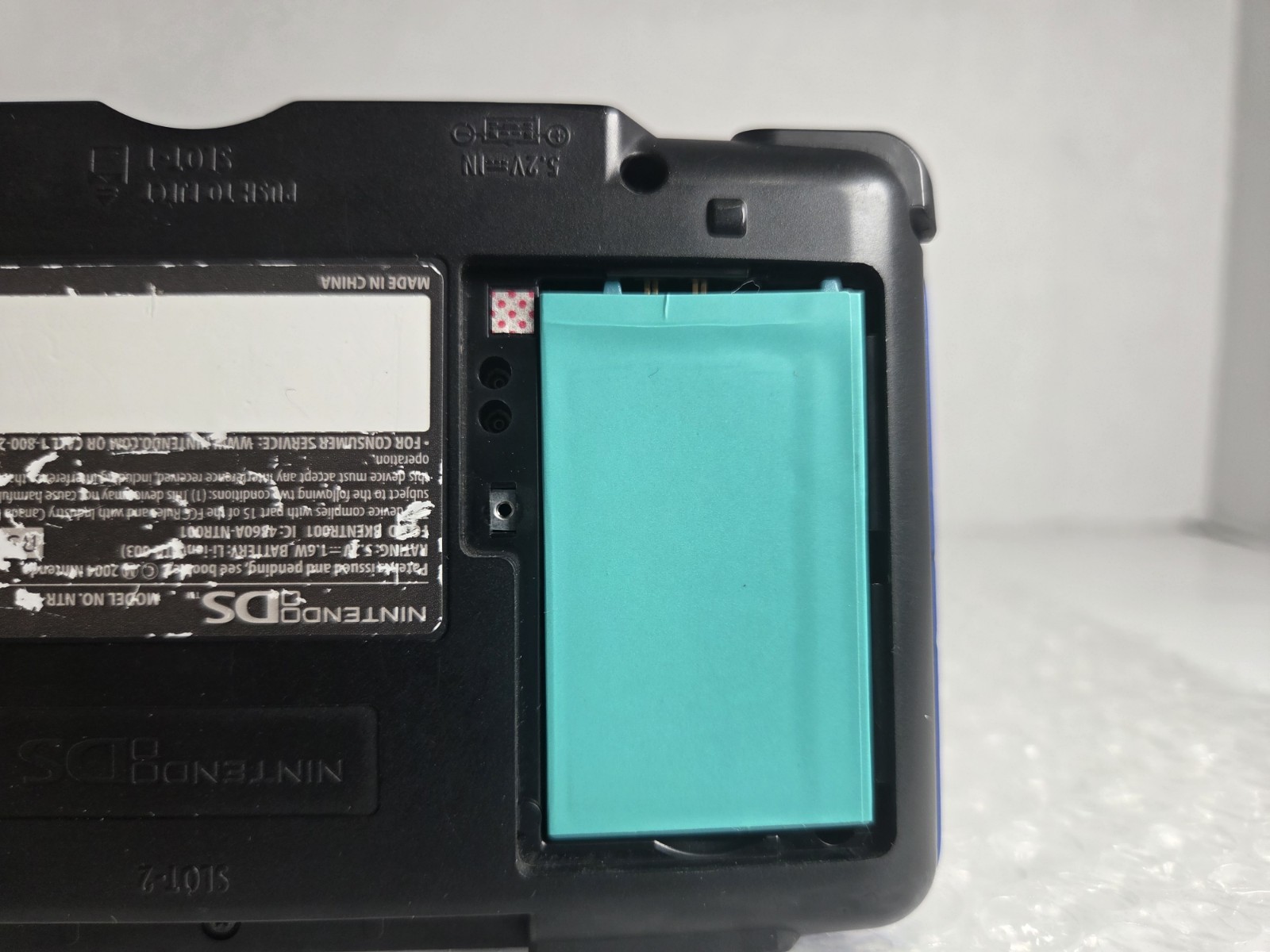 Nintendo DS GBA Orginal Model Blue Handheld System Charger Tested New Battery