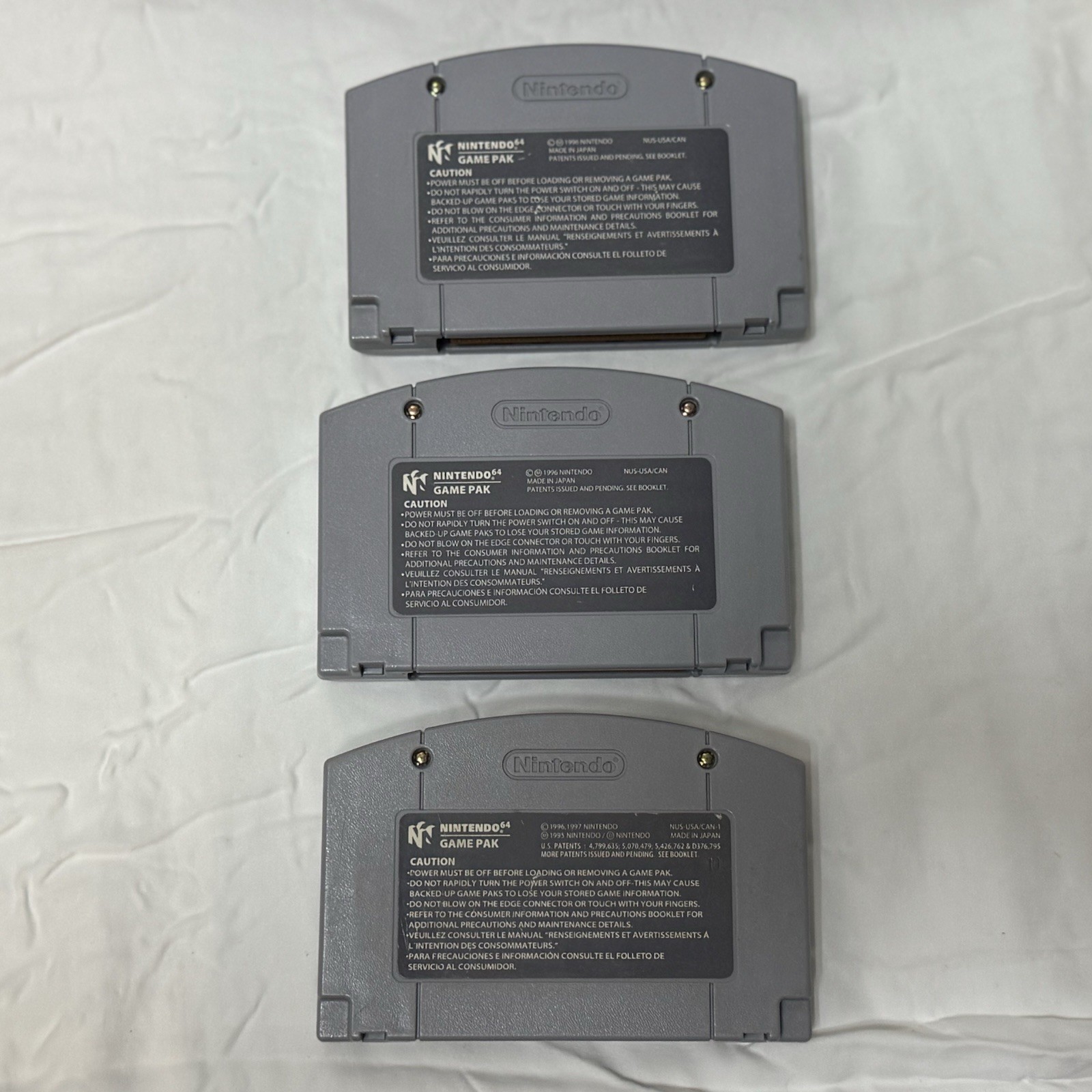 Nintendo 64 N64 Console Bundle Tested Working 3 OEM Controllers 7 Games Mario 64