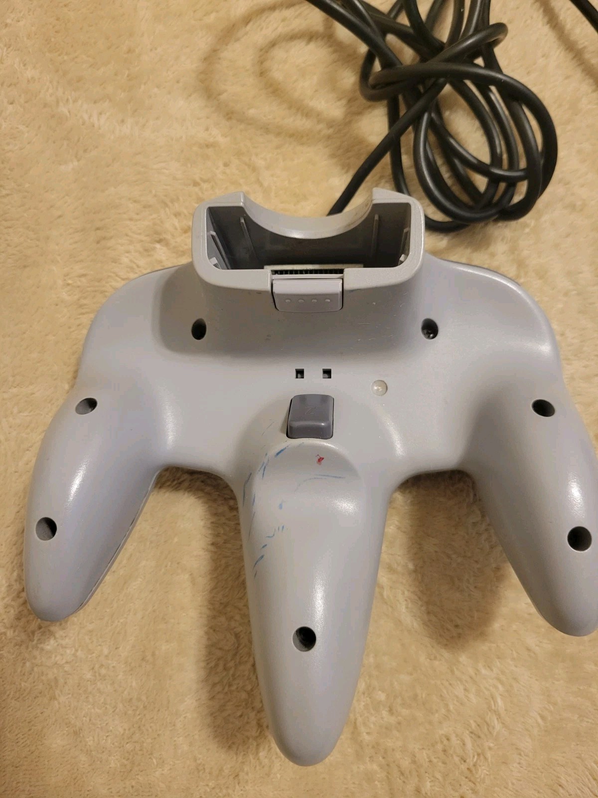 NINTENDO N64 CONSOLE NUS-001 WITH 2 CONTROLLERS, CABLES- TESTED WORKS