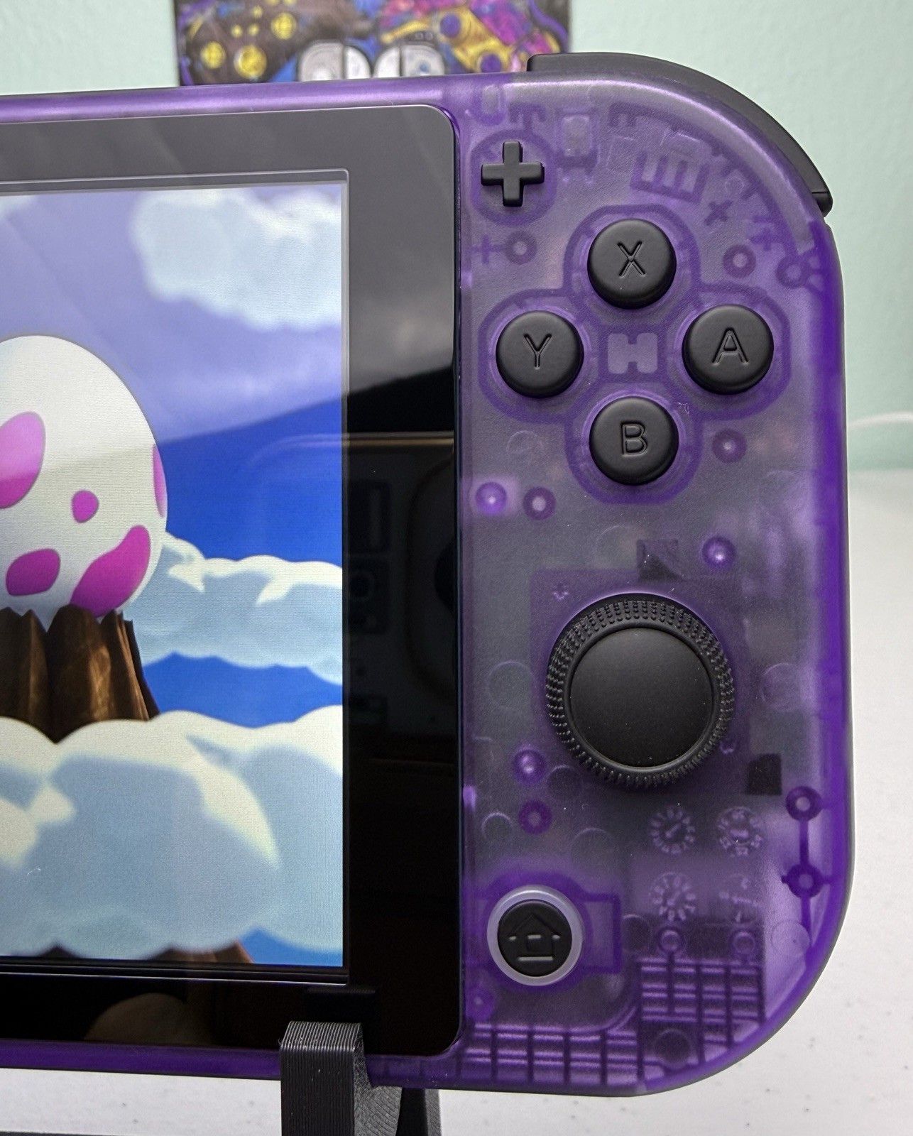 Atomic Purple – Black Accent – Hall Effect NoDRIFT analogue – Custom Switch Lite