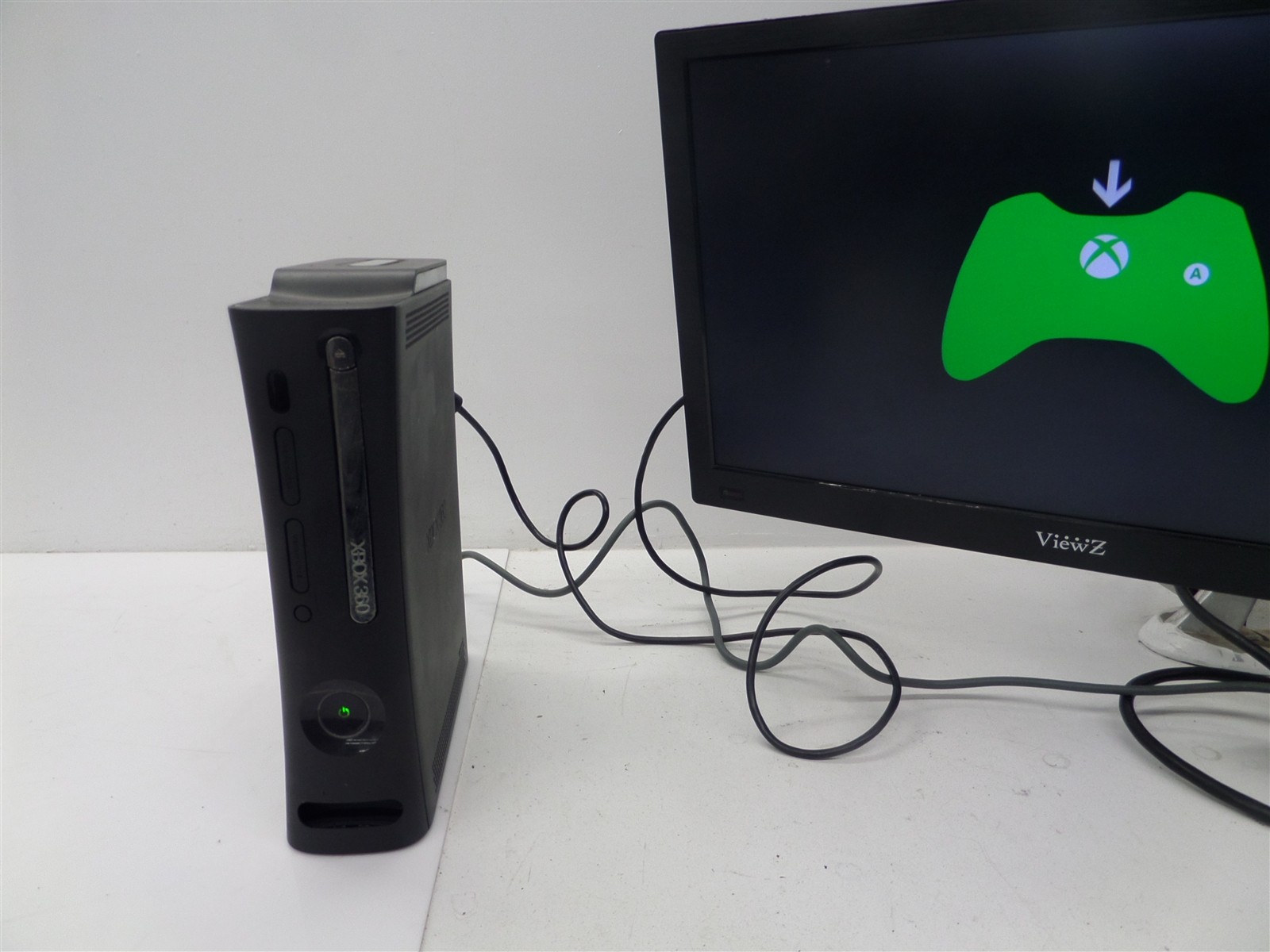 Microsoft Xbox 360 120GB Black Video Game Console – Bad Disc Tray