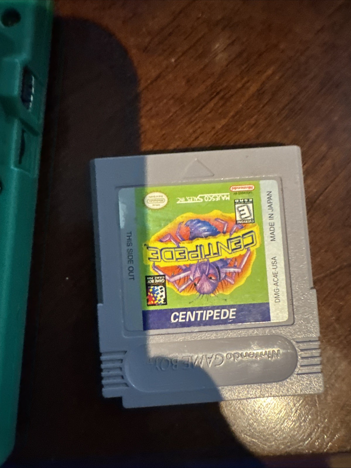 Nintendo Game Boy Pocket Green MGB-001 Tested Working w/ Centipede Game
