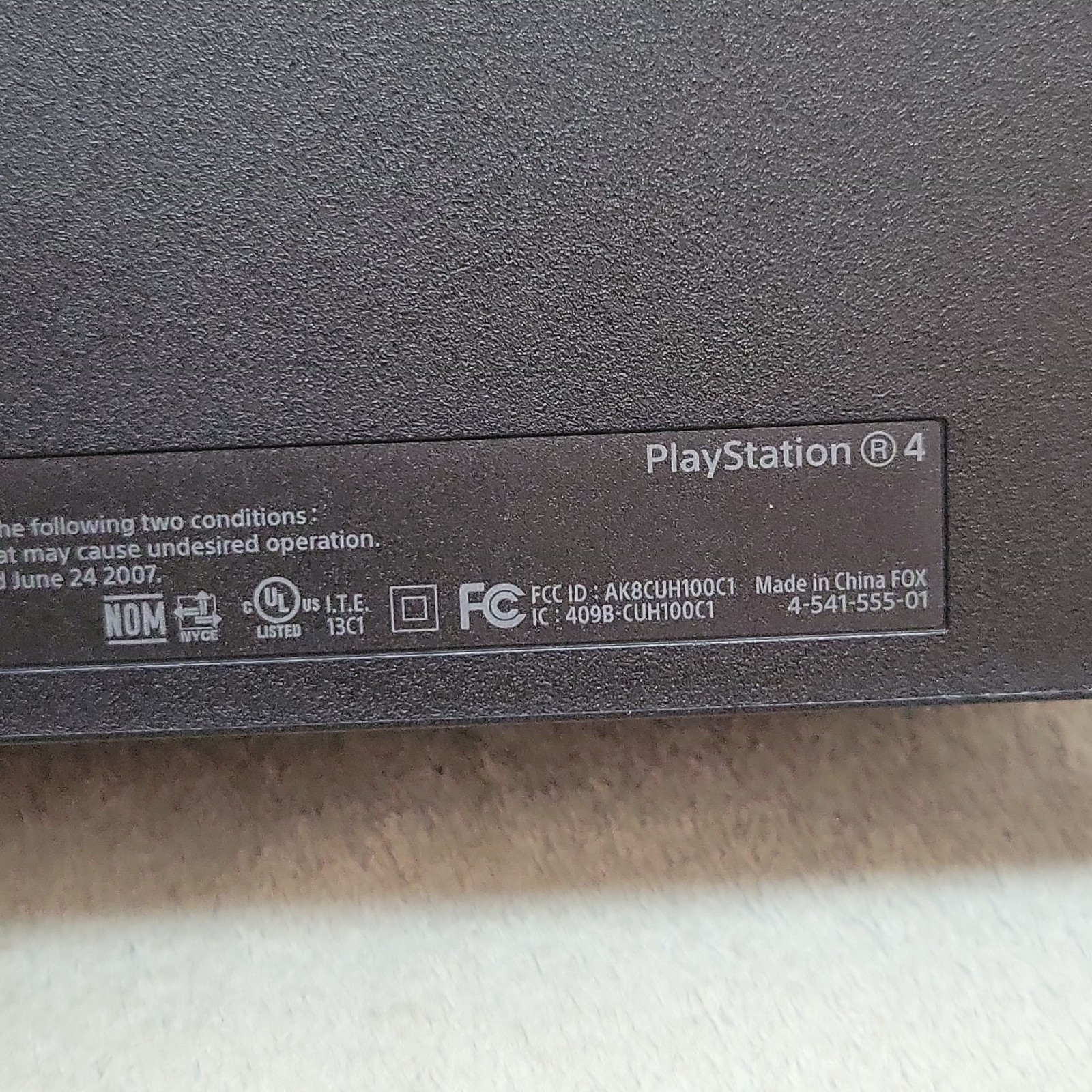 Sony PS4 500GB Console CUH-1115A w 2 Controllers, 1 Drift Issue – Original Owner