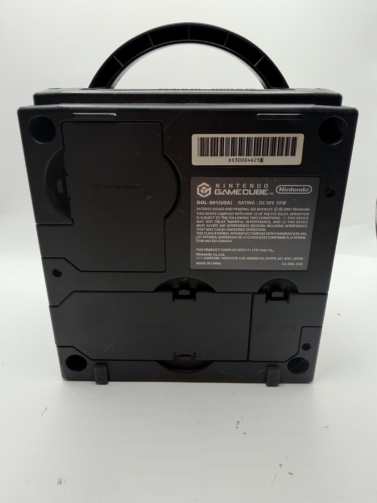 Nintendo DOL-101 GameCube Console – Black With Cord And OEM Controller