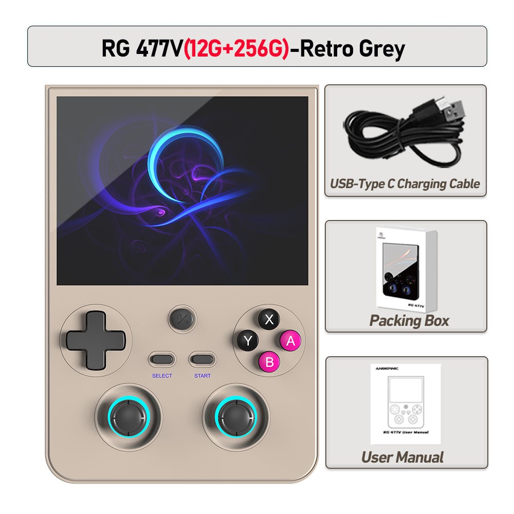 RG477V Handheld Game Console 4.7-inch D8300 RG 477V Android14 5500mAh