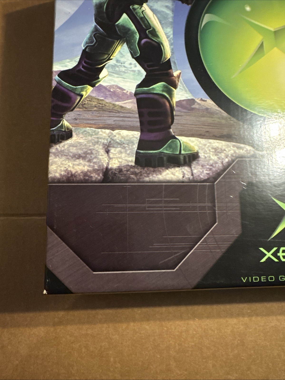 Special Edition Halo Edition Green OG Xbox Console BOX ONLY MINT (No Console)