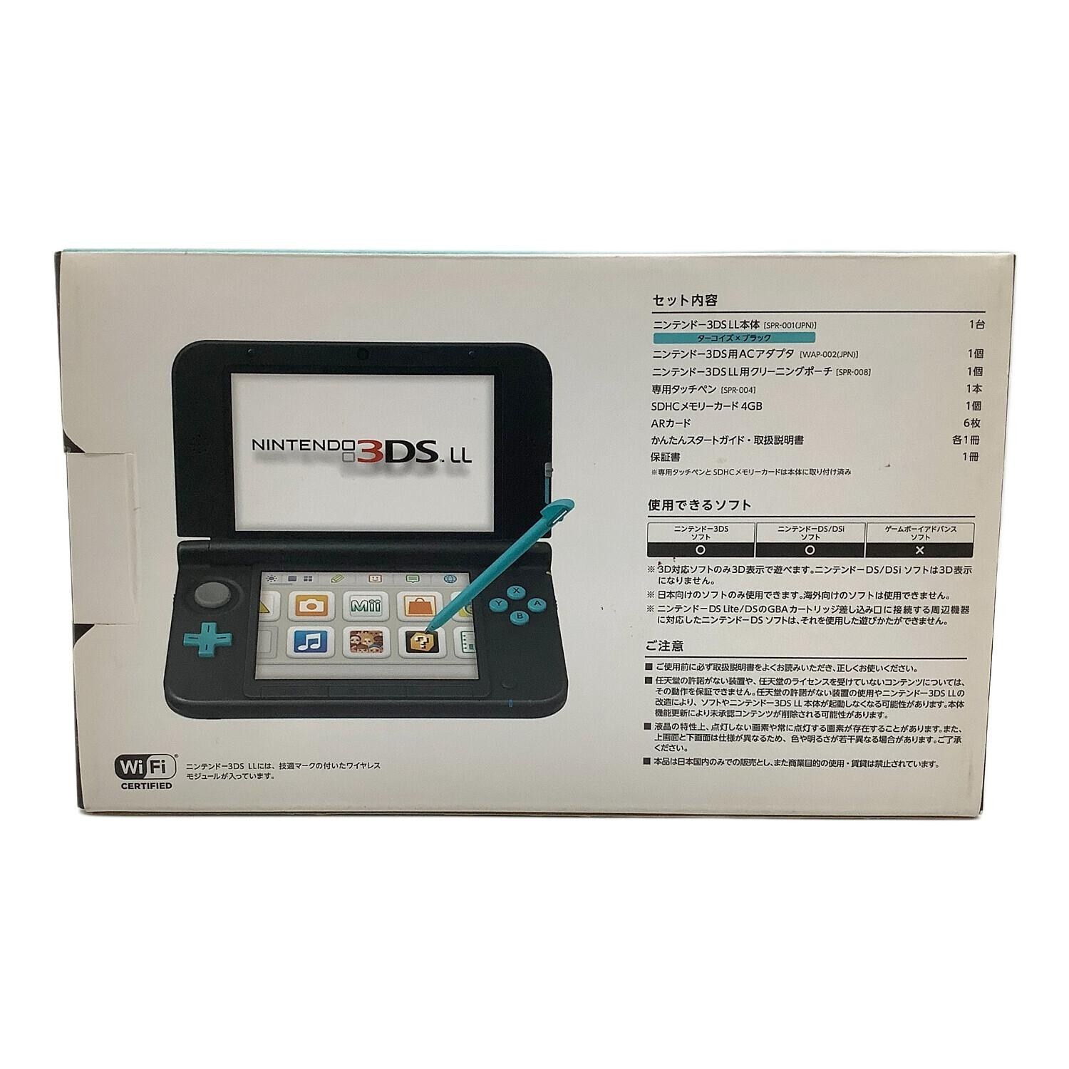 Nintendo Nintendo 3DS LL SPR-001 LIMITED PACK Turquoise x Black A881