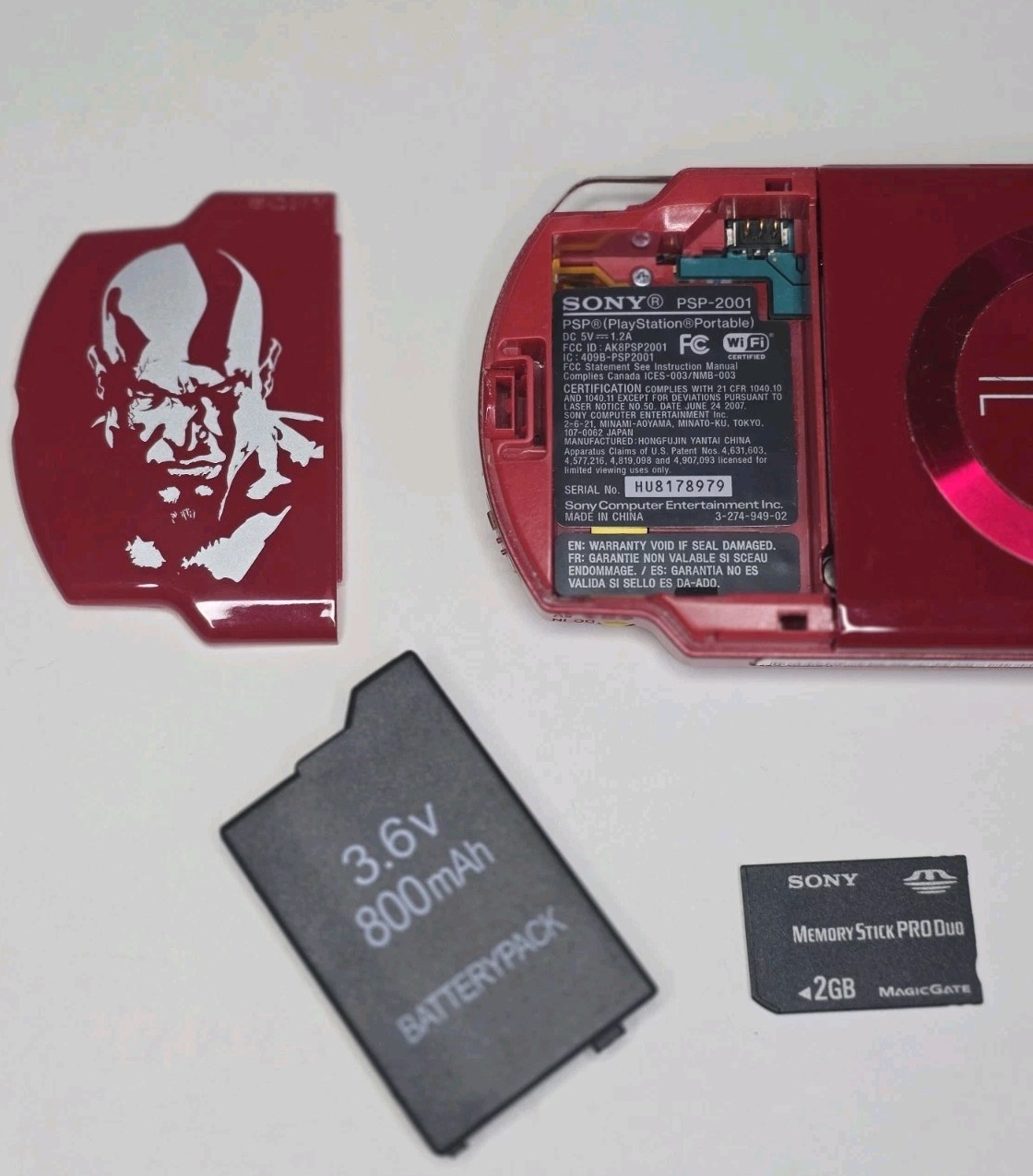 Sony PSP 2000 God of War Limited Edition Handheld System – CIB Complete