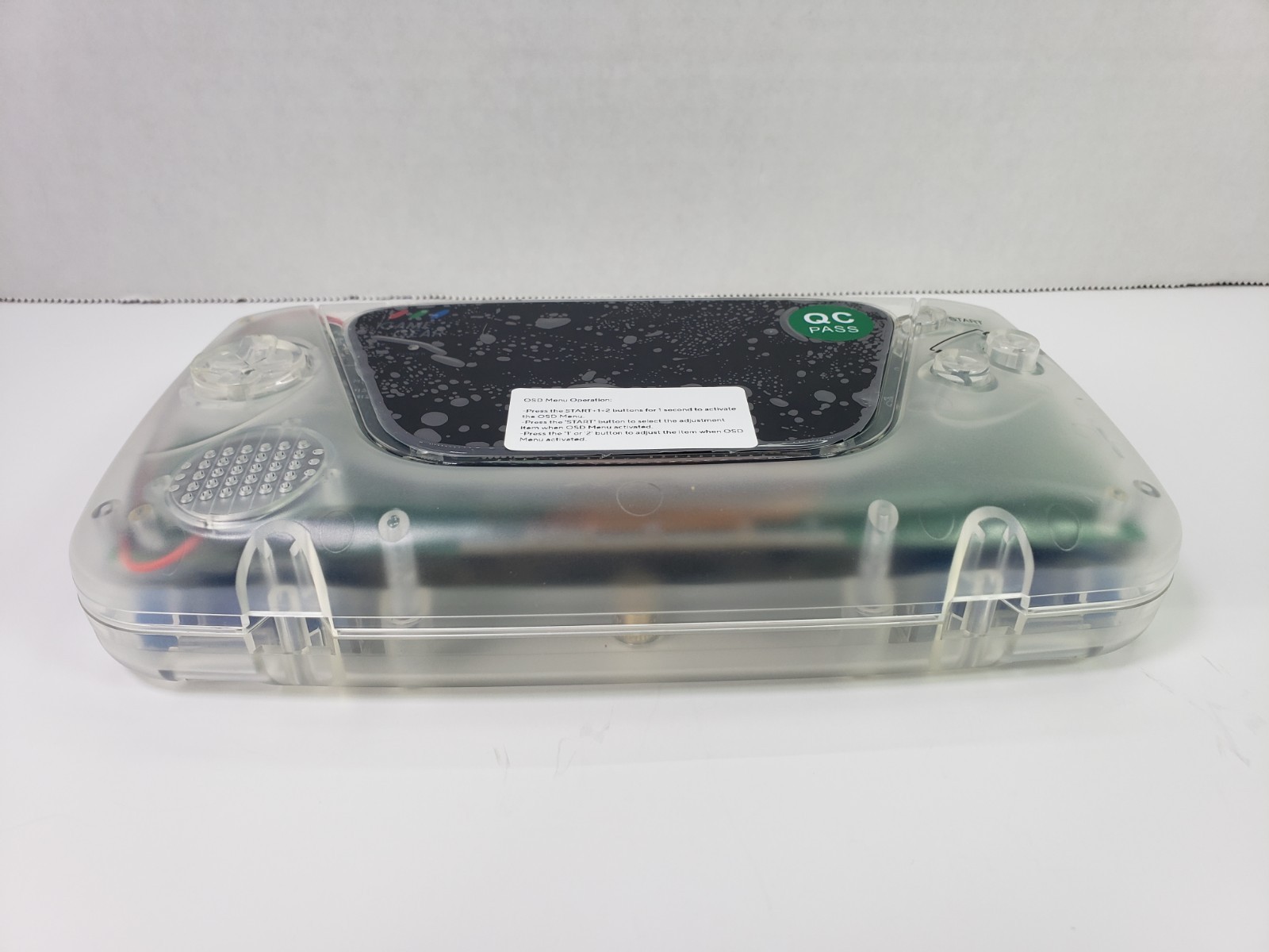 Custom Clear Gamegear, Ips Screen, Rechargeable Usb-c, Re-capped, Soundboard