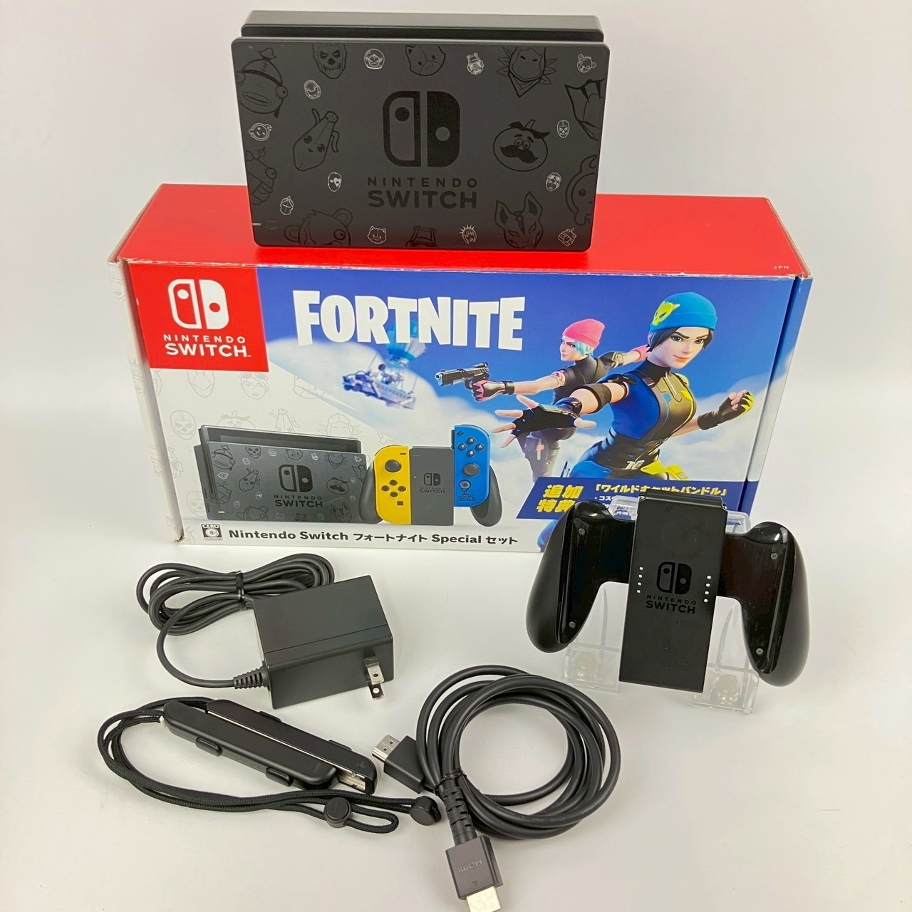 Nintendo Switch HAC-001(-01) Console Fortnite Wildcat Edition A Rank No Code 631