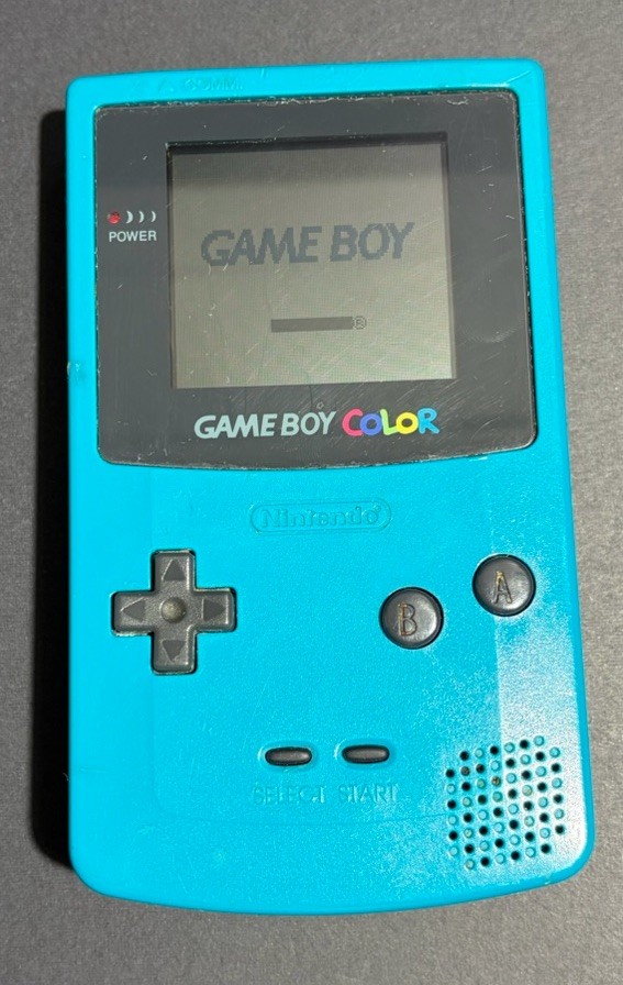 1998 Nintendo Game Boy Color Handheld Game Console CGB-001 Teal