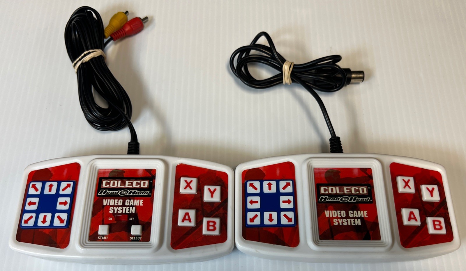 Coleco Head to Head Video Game System Plug In Play preowned family games