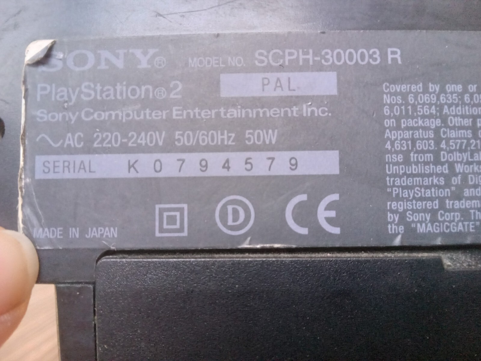 Sony PlayStation 2 PS2- SCPH -30003 Console 8MB Memory Card Japan Made Working
